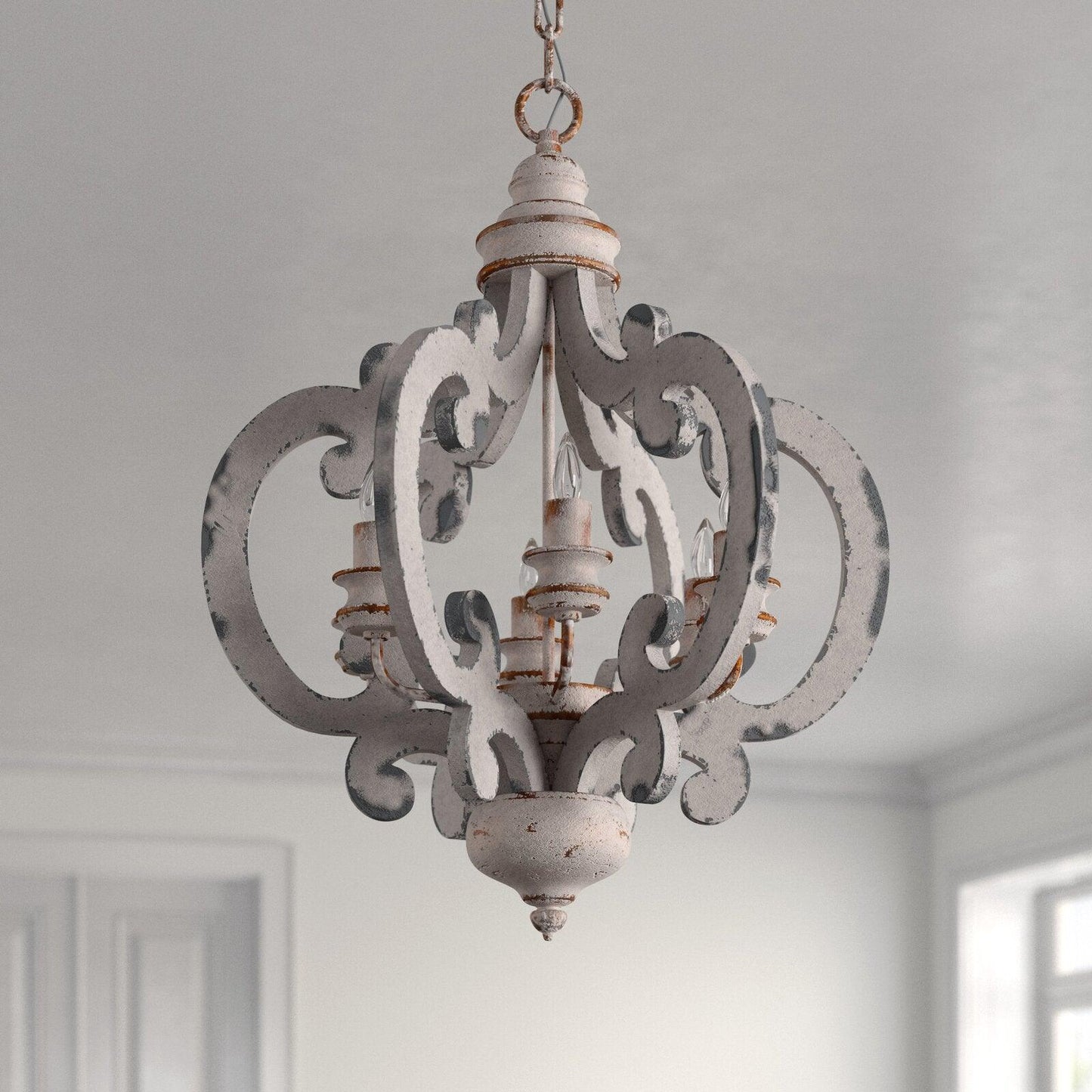 Antique White Style Chandelier - YIOSI