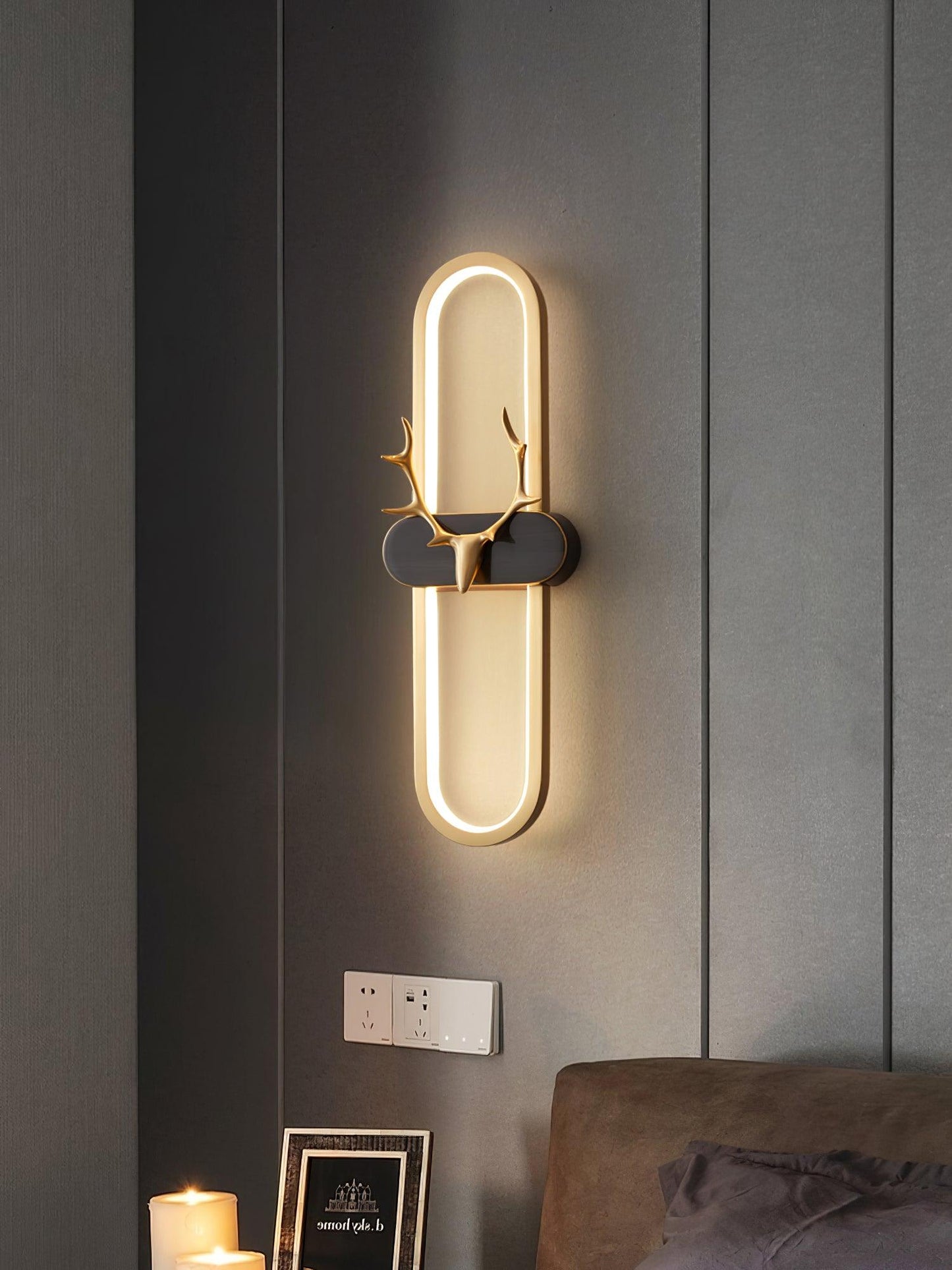 Antlers Halo Wall Lamp - YIOSI