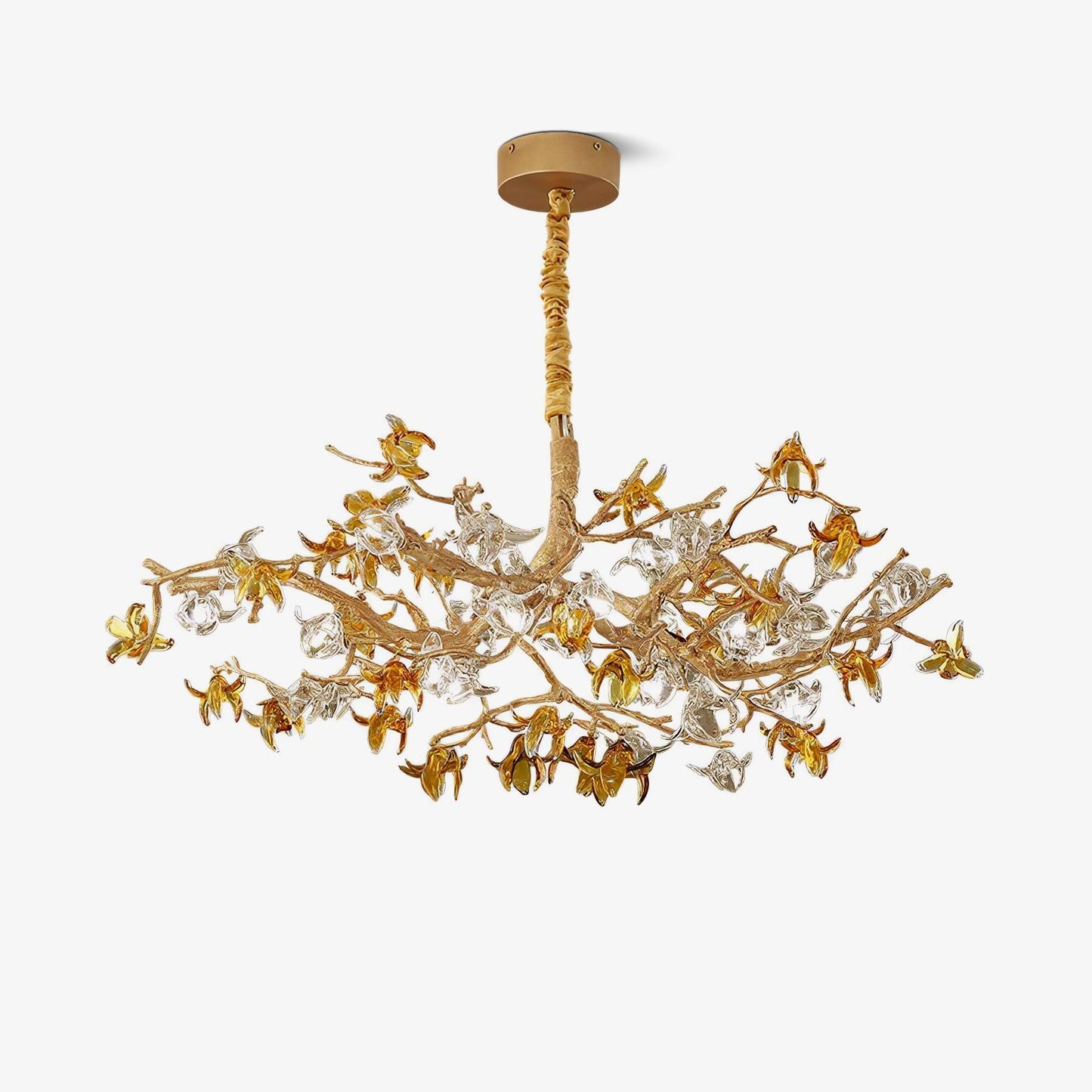 Aosta Brass Branch Chandelier - YIOSI