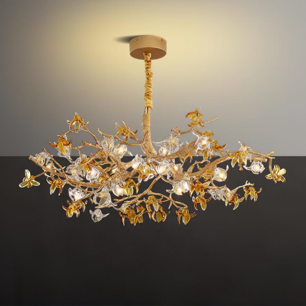 Aosta Brass Branch Chandelier - YIOSI
