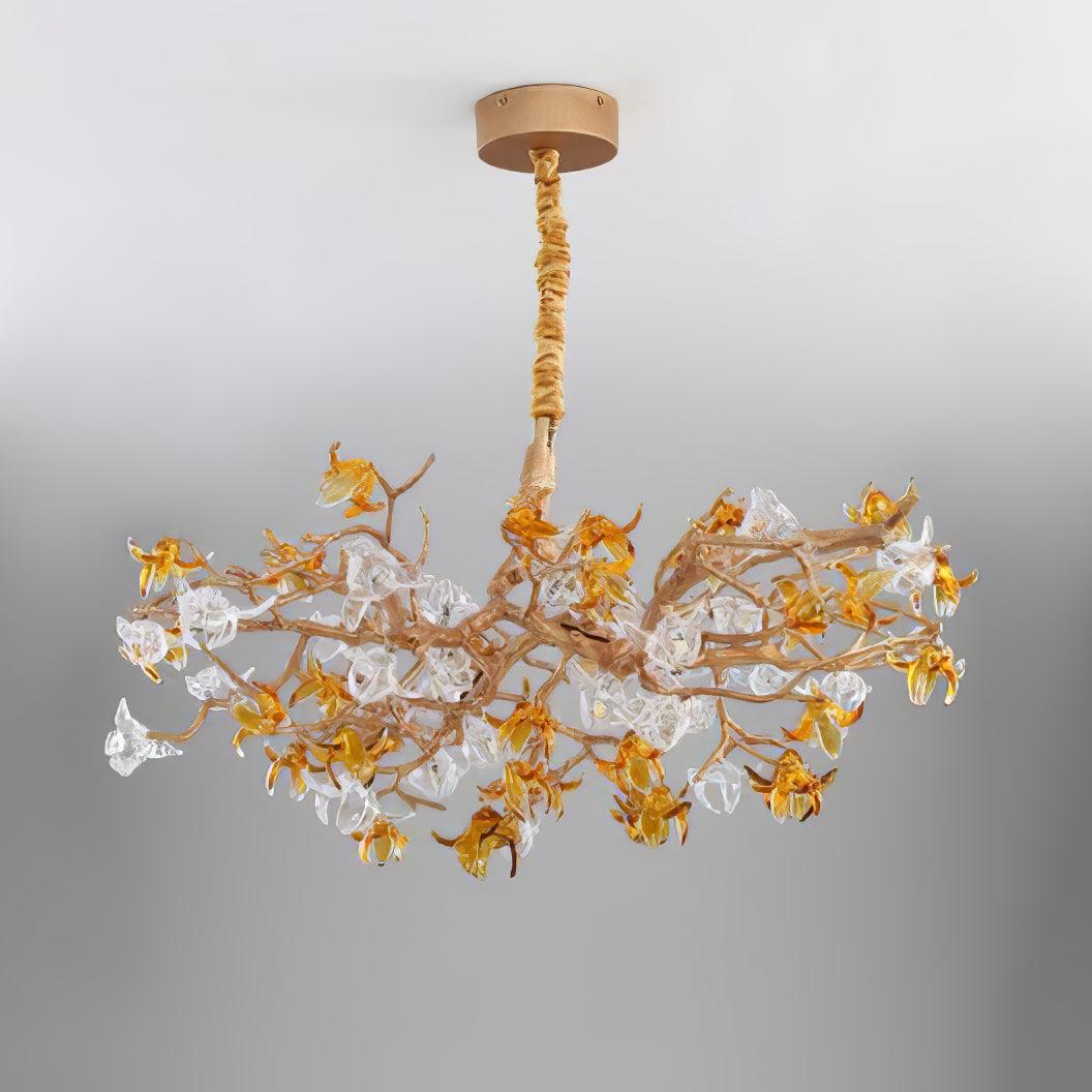 Aosta Brass Branch Chandelier - YIOSI