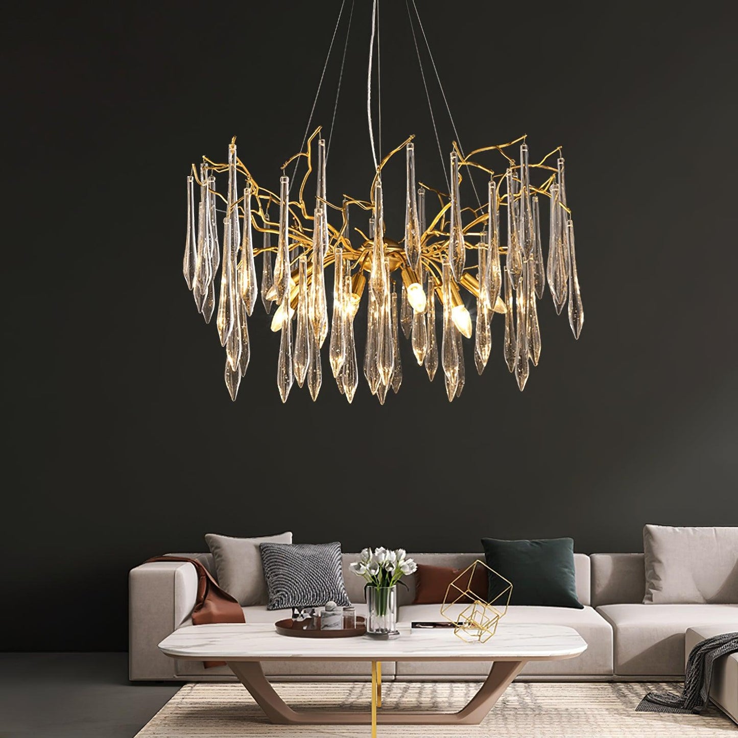 Aqua Funnel Chandelier - YIOSI