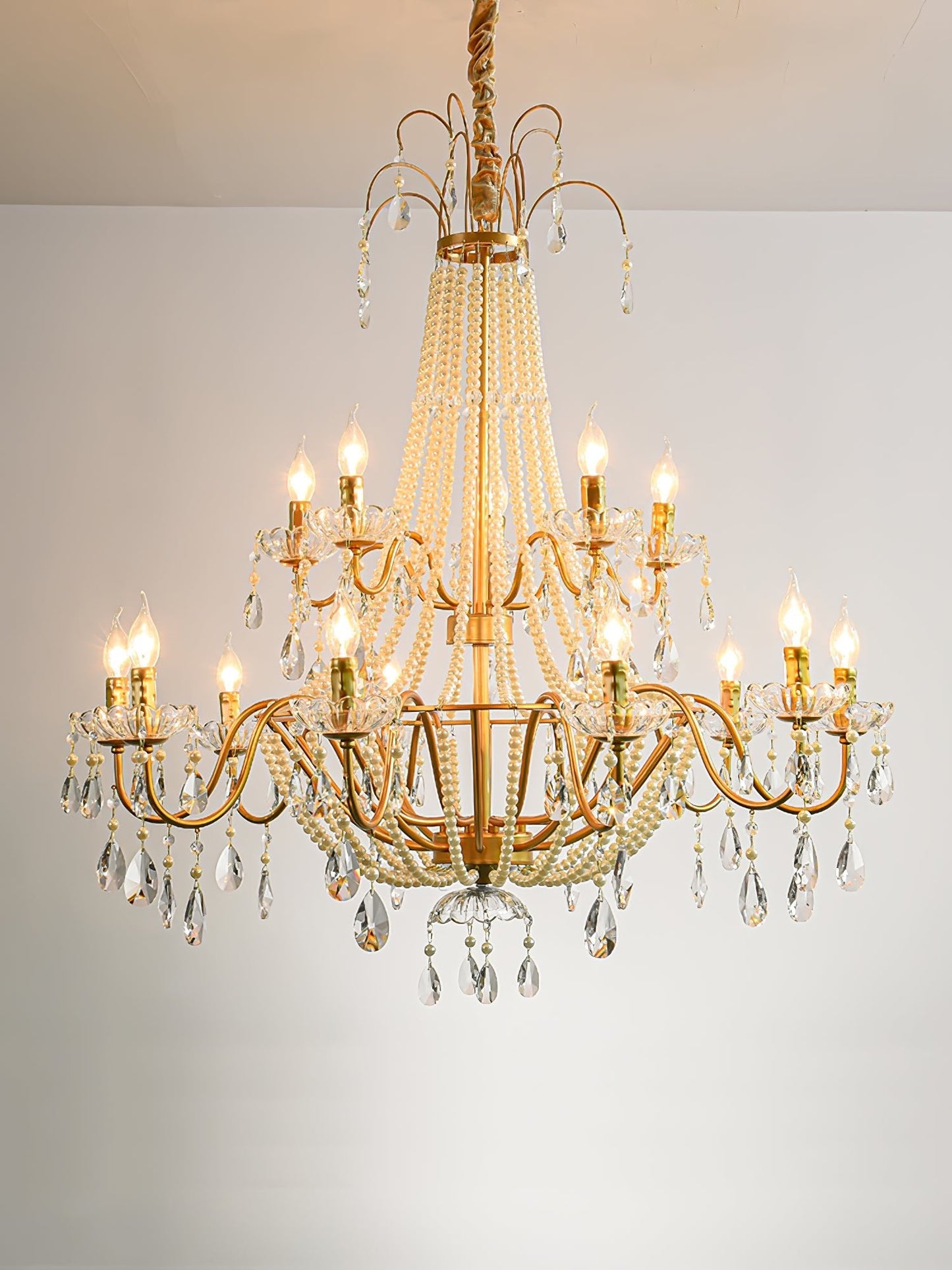 Arcadia Gold Chandelier - YIOSI