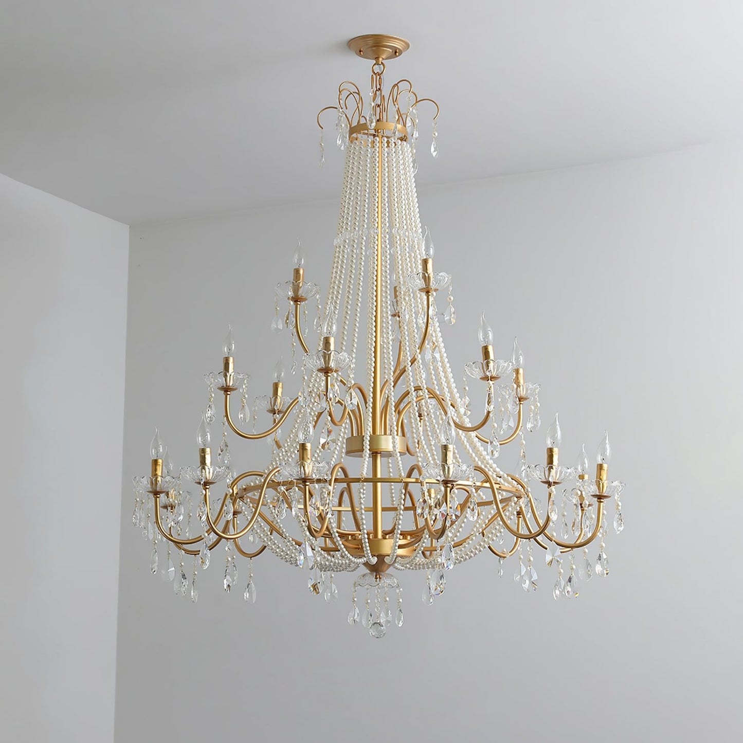 Arcadia Gold Chandelier - YIOSI