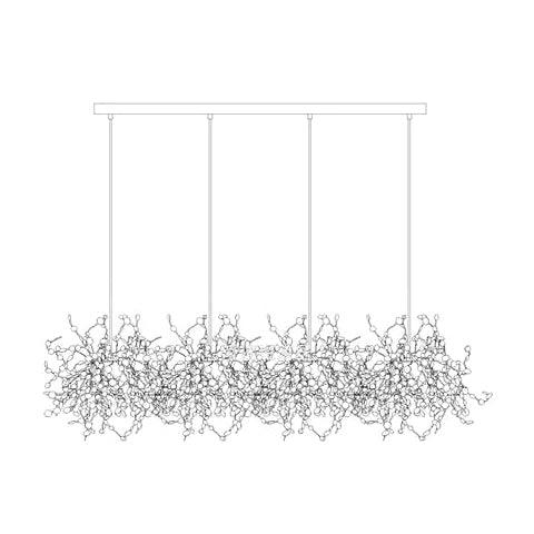 Shimmering Cloud Chandelier - YIOSI