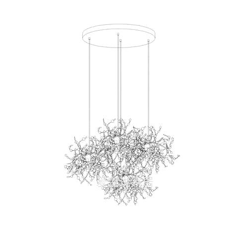 Shimmering Cloud Chandelier - YIOSI