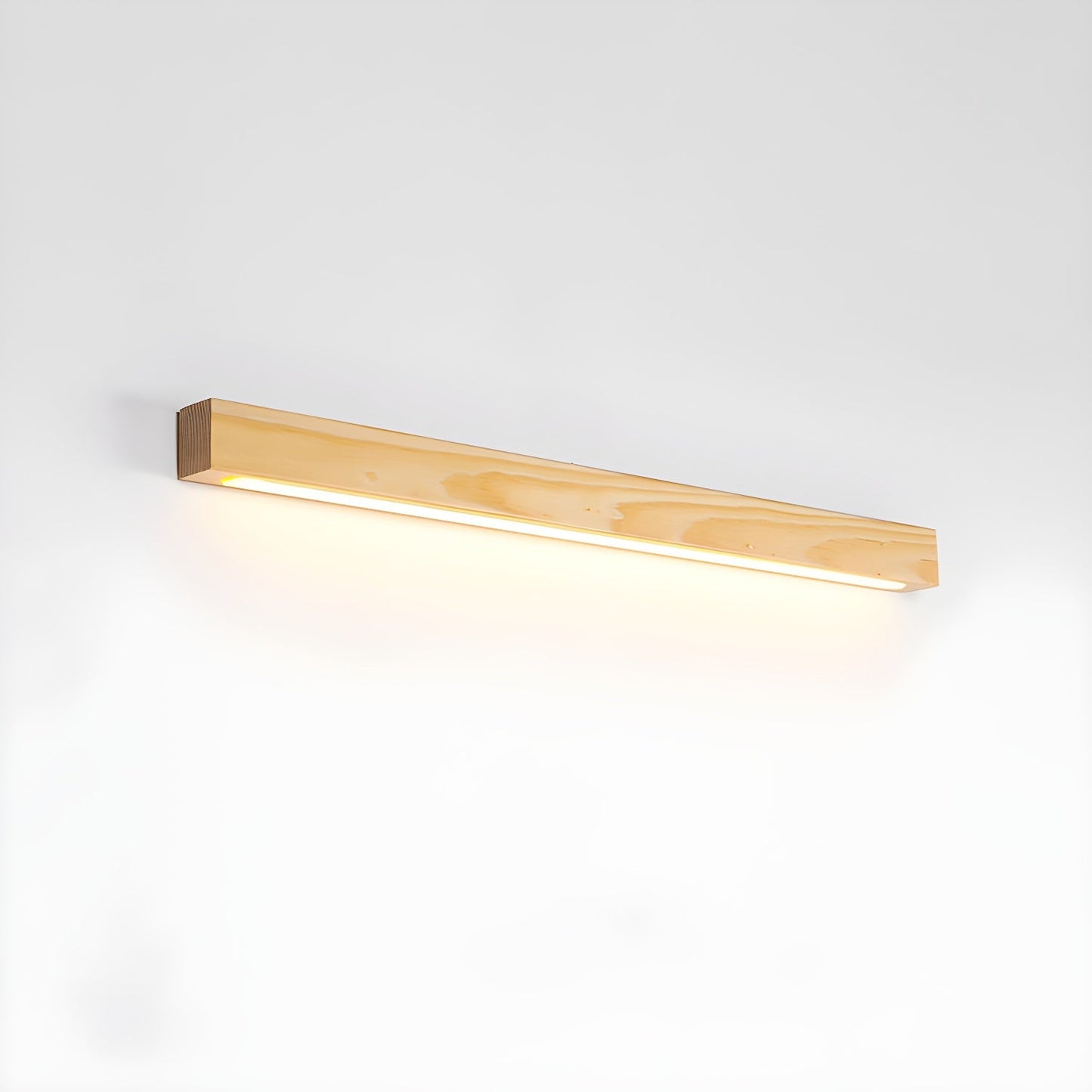 Arlo Linear Wood Wall Light – Natural Warmth Slim Modern Design
