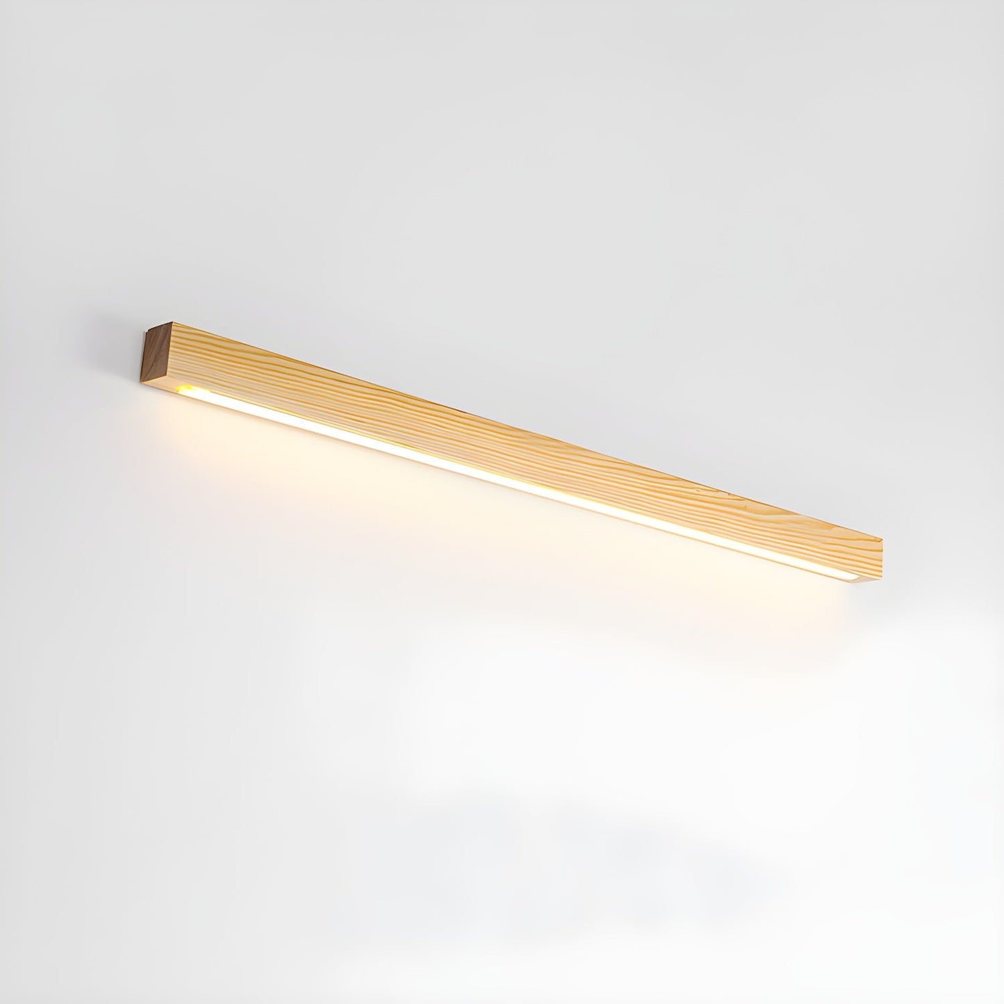 Arlo Linear Wood Wall Light – Natural Warmth Slim Modern Design