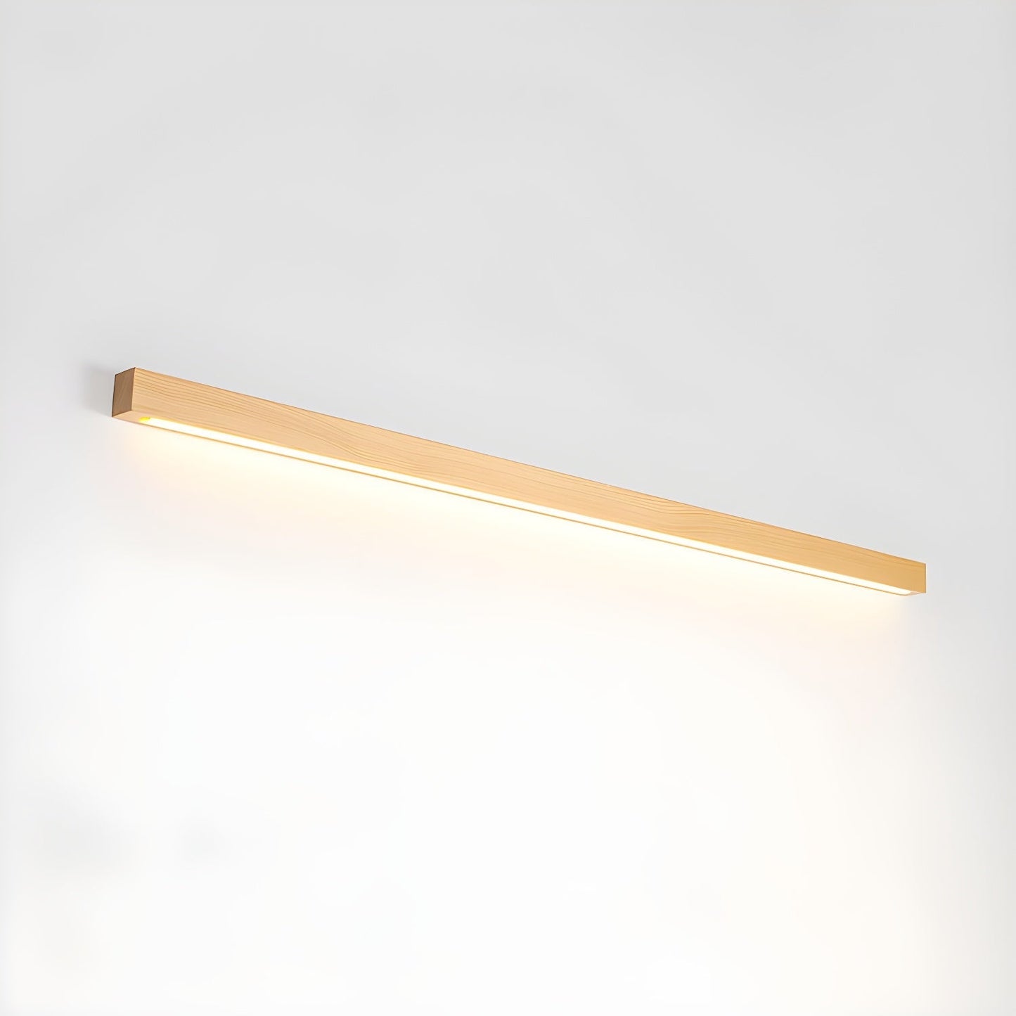 Arlo Linear Wood Wall Light – Natural Warmth Slim Modern Design