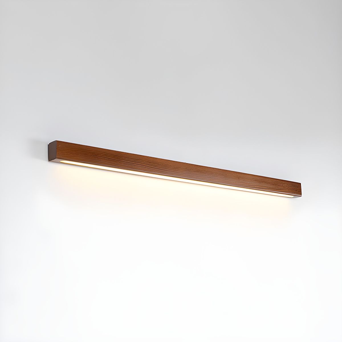 Arlo Linear Wood Wall Light – Natural Warmth Slim Modern Design