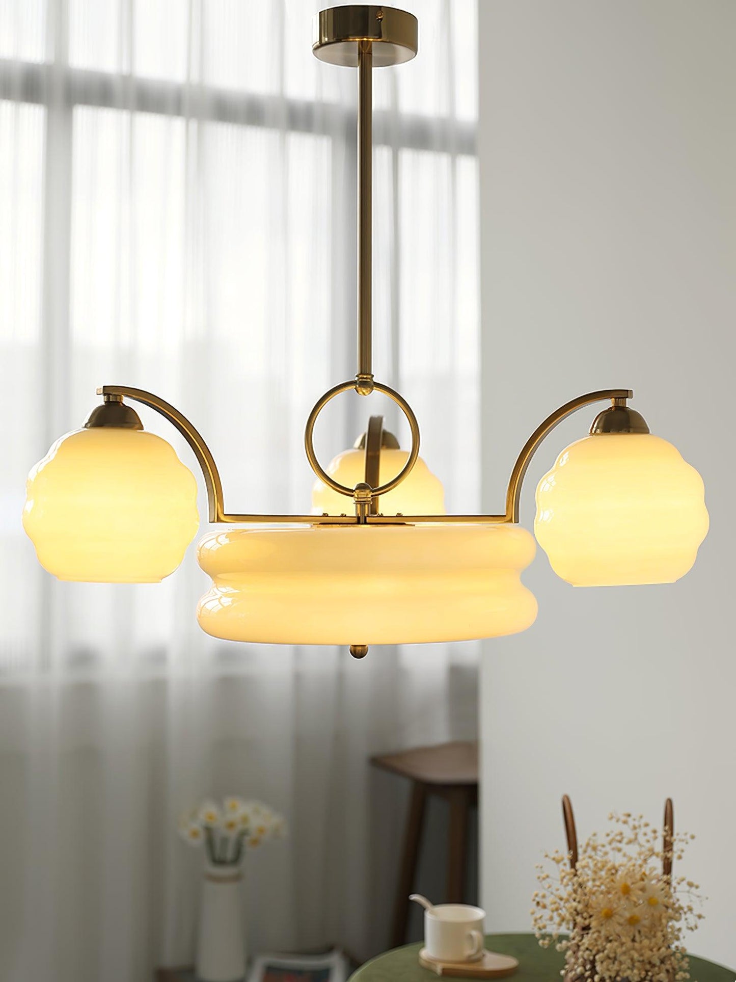 Art Deco Vintage Chandelier - YIOSI