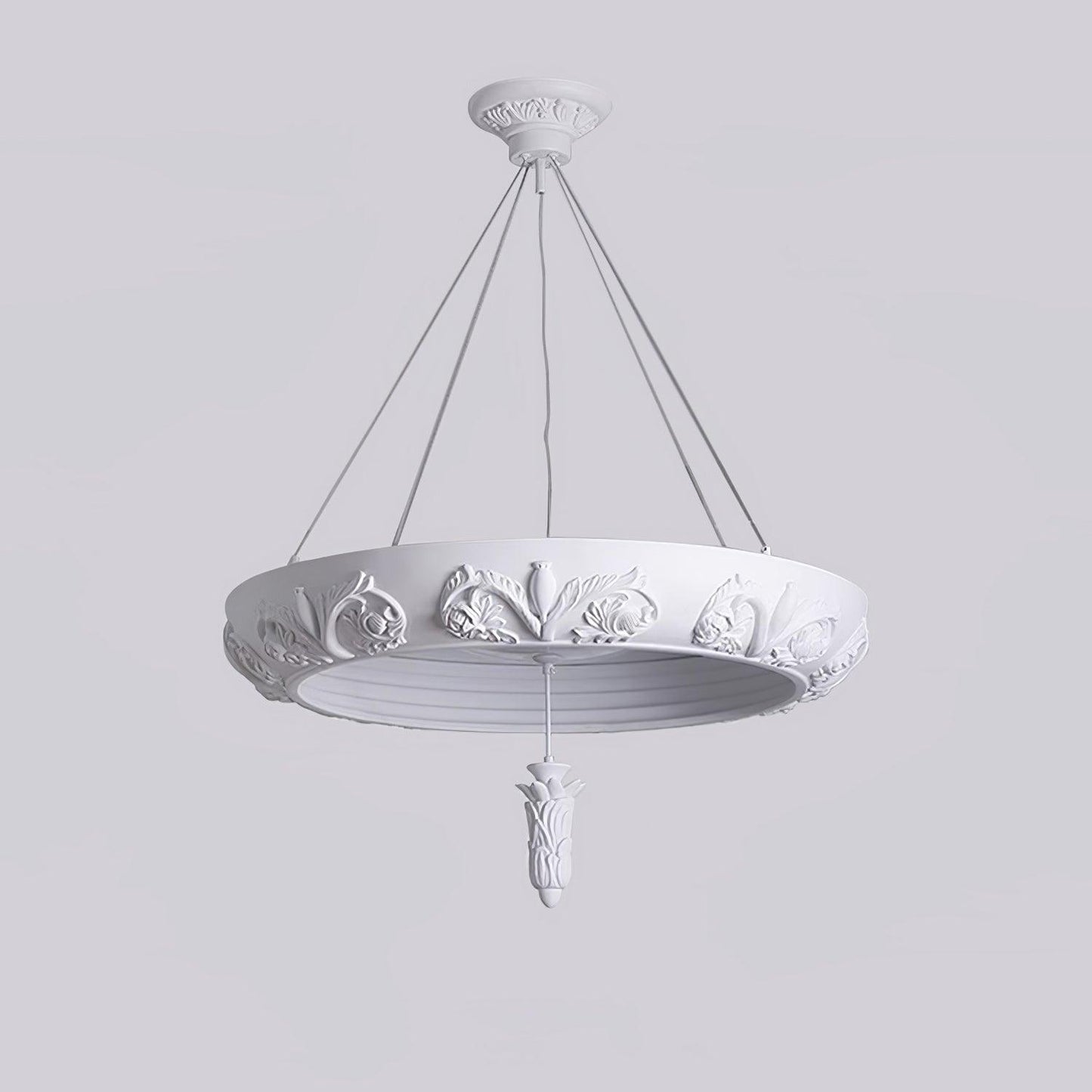 Artistic Carved Plaster Chandelier - YIOSI