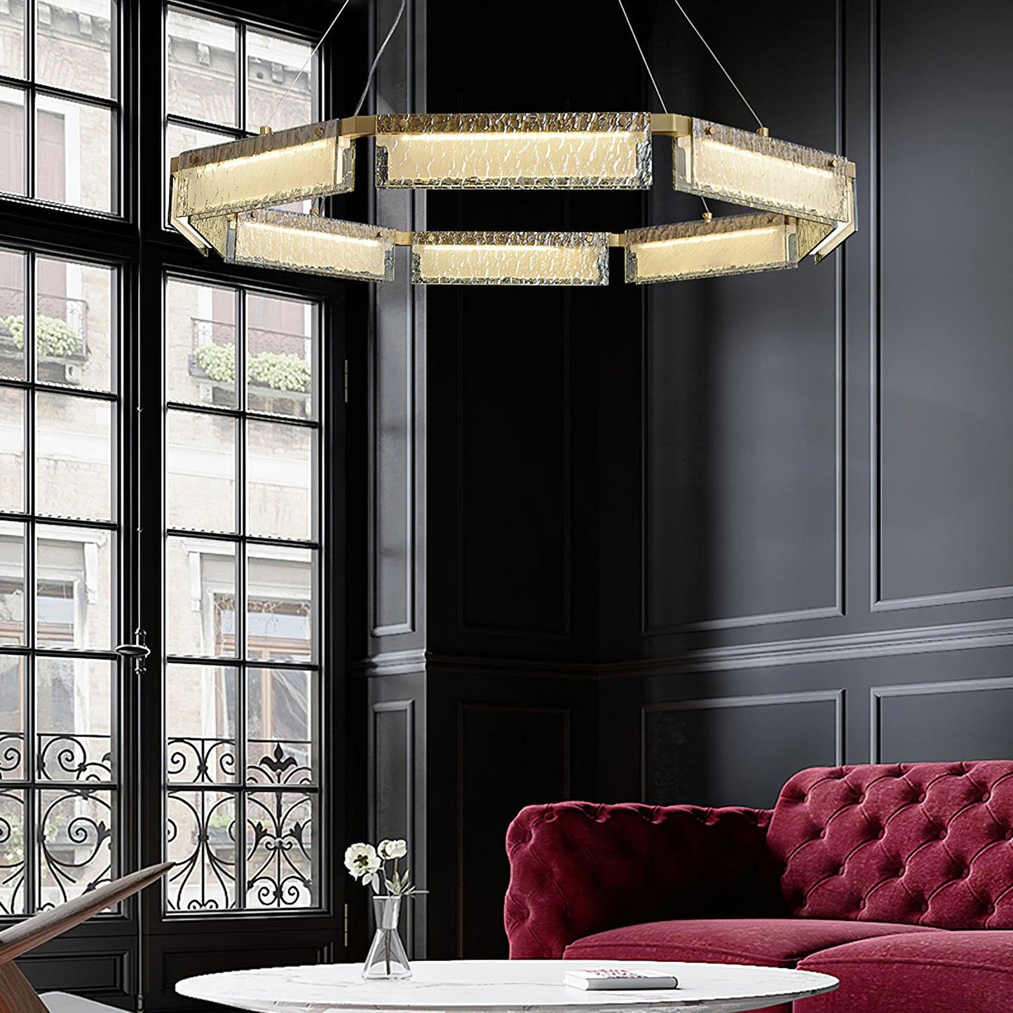Asner LED Chandelier - YIOSI