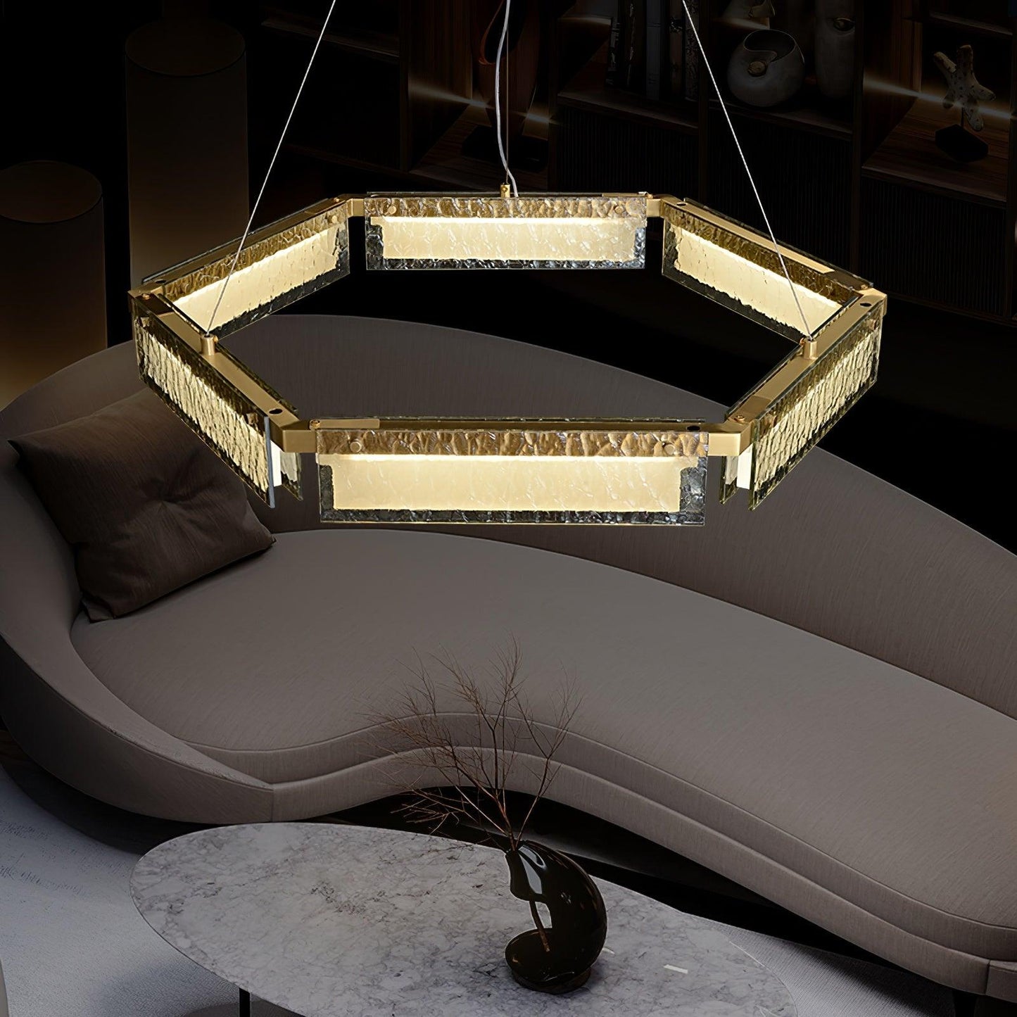 Asner LED Chandelier - YIOSI