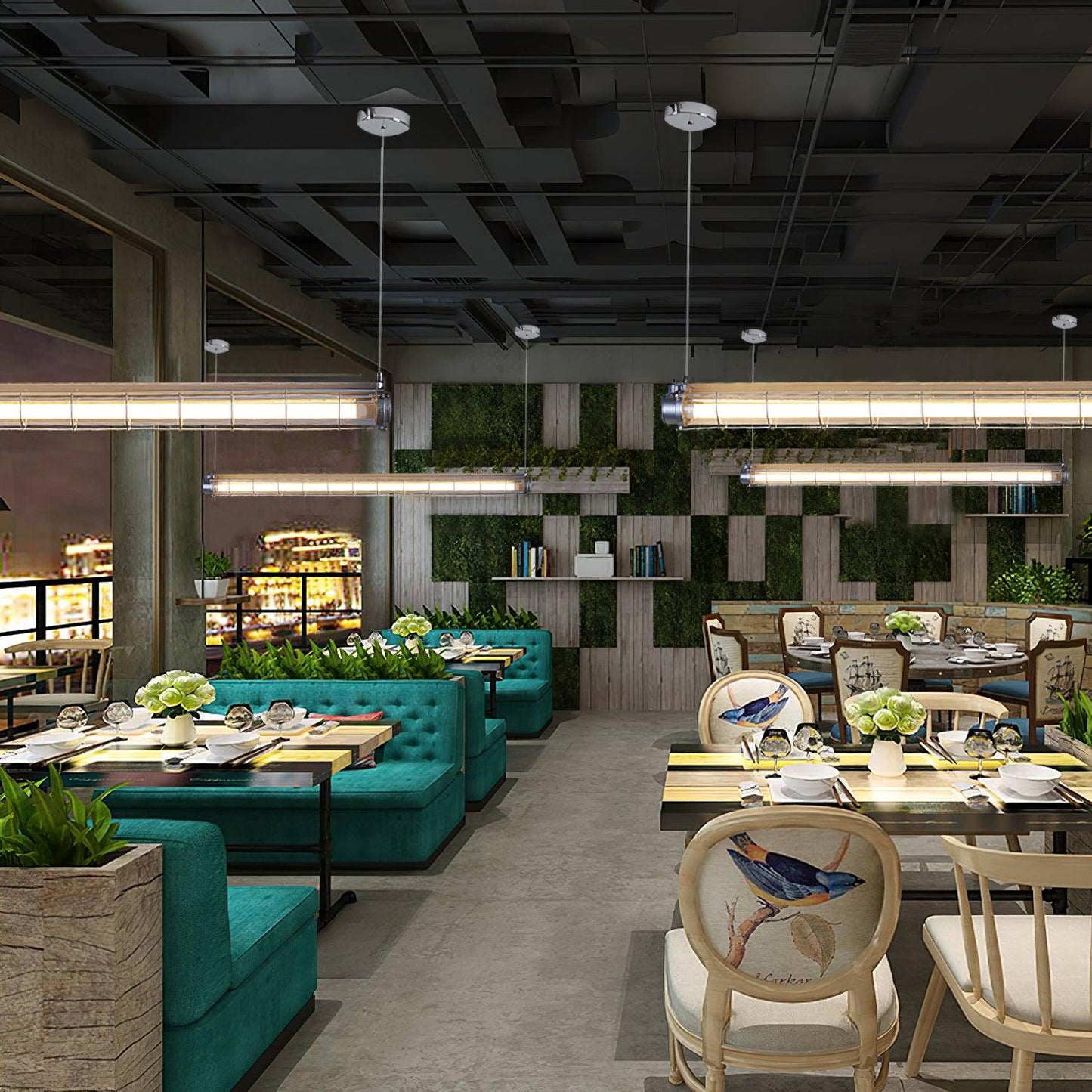 Artisan Glass Linearity Chandelier - YIOSI