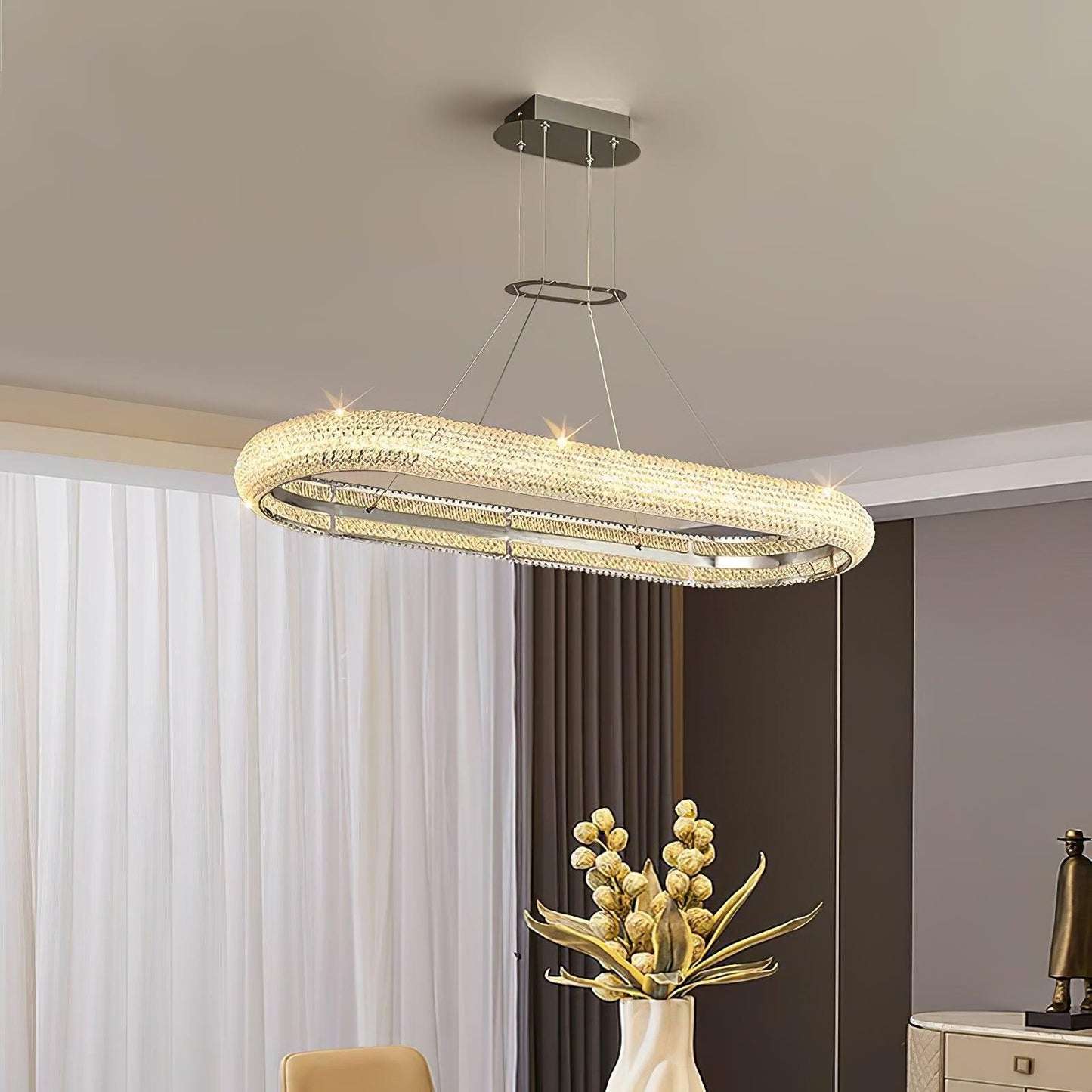 Asscher Ring Chandelier - YIOSI