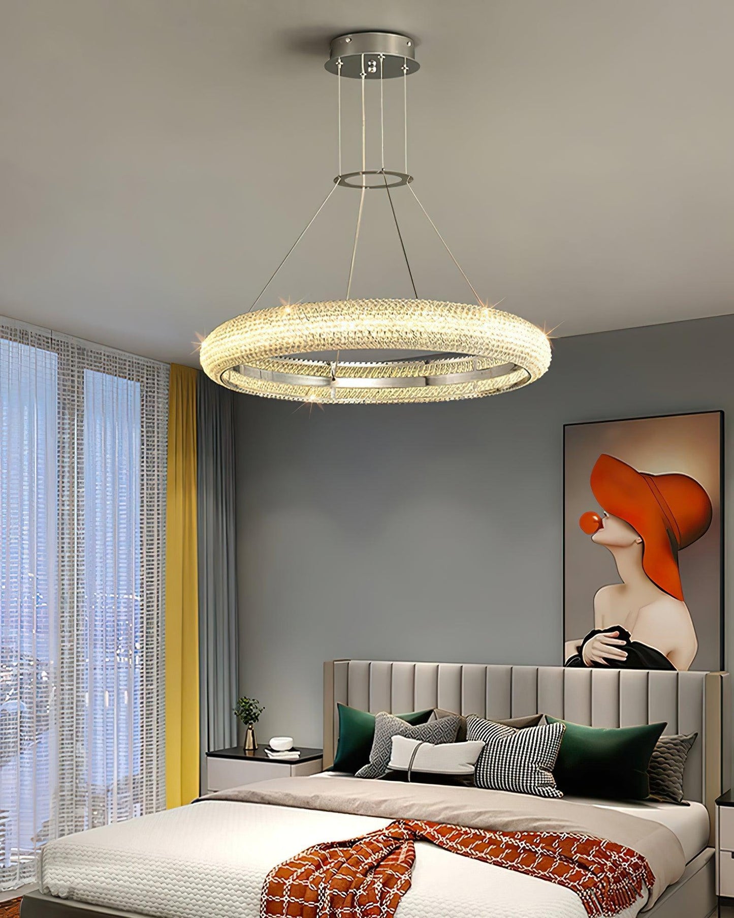 Asscher Ring Chandelier - YIOSI