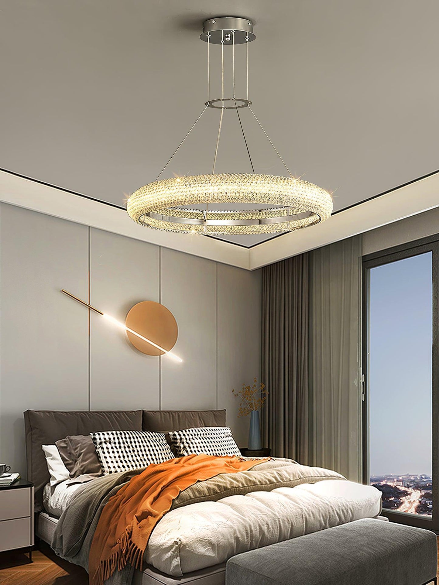 Asscher Ring Chandelier - YIOSI