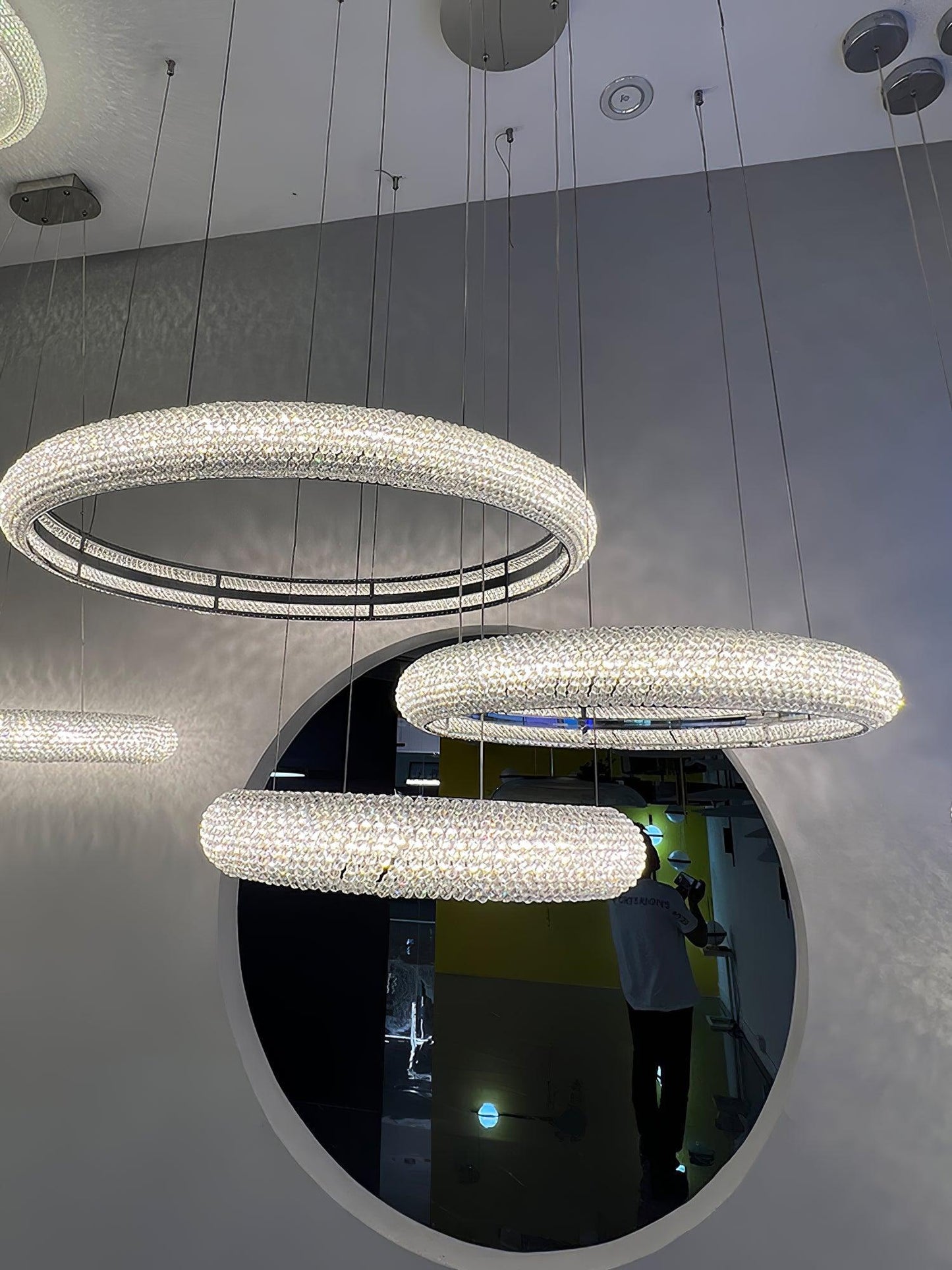 Asscher Ring Chandelier - YIOSI