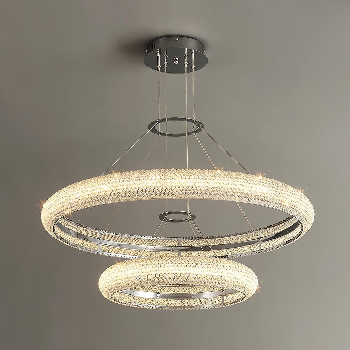 Asscher Ring Chandelier - YIOSI