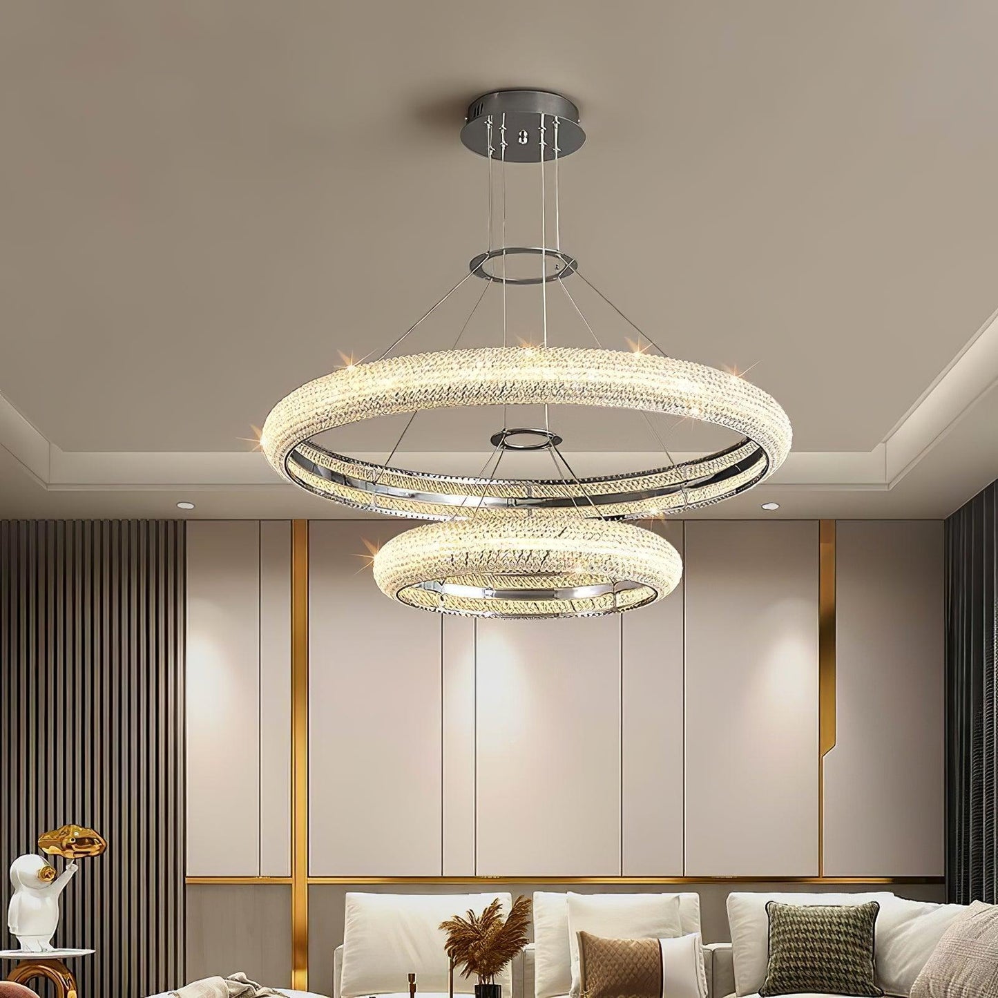Asscher Ring Chandelier - YIOSI