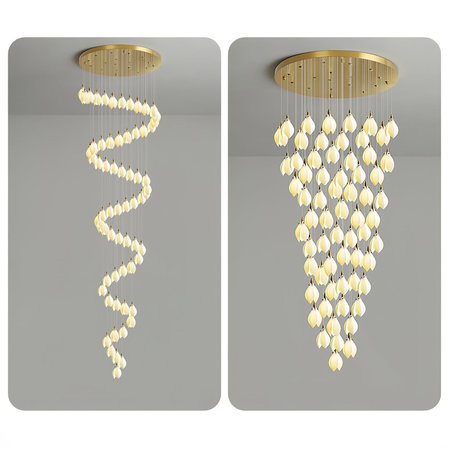 Astralis Bloom Stairs Chandelier - YIOSI