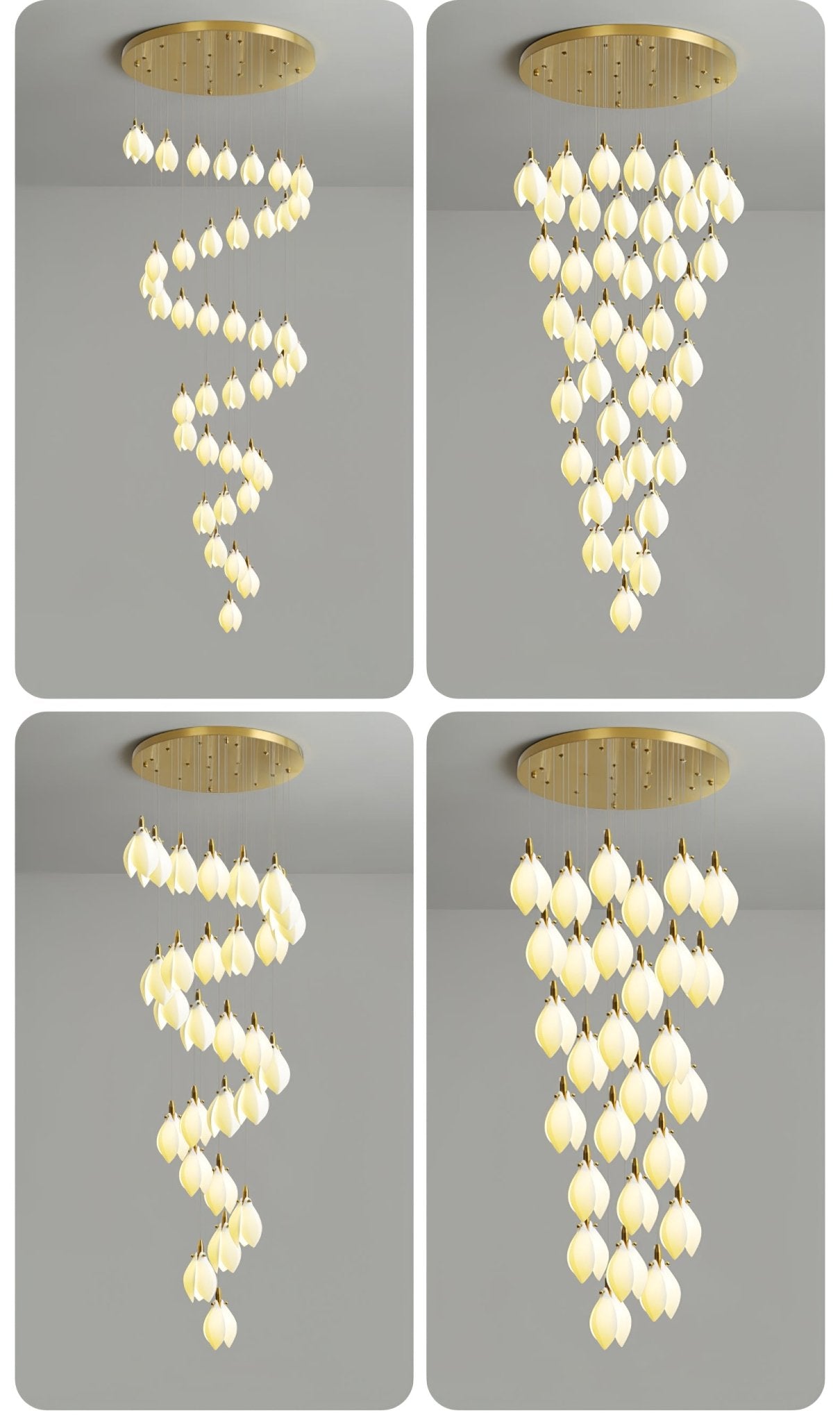 Astralis Bloom Stairs Chandelier - YIOSI
