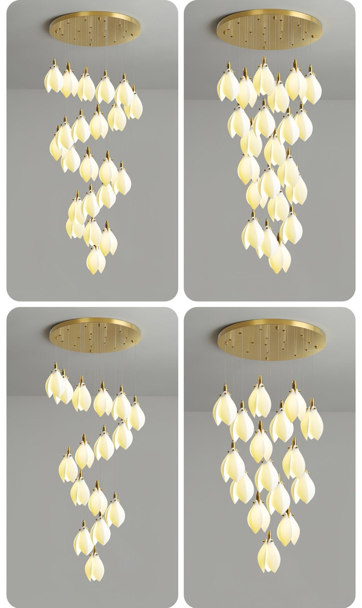Astralis Bloom Stairs Chandelier - YIOSI