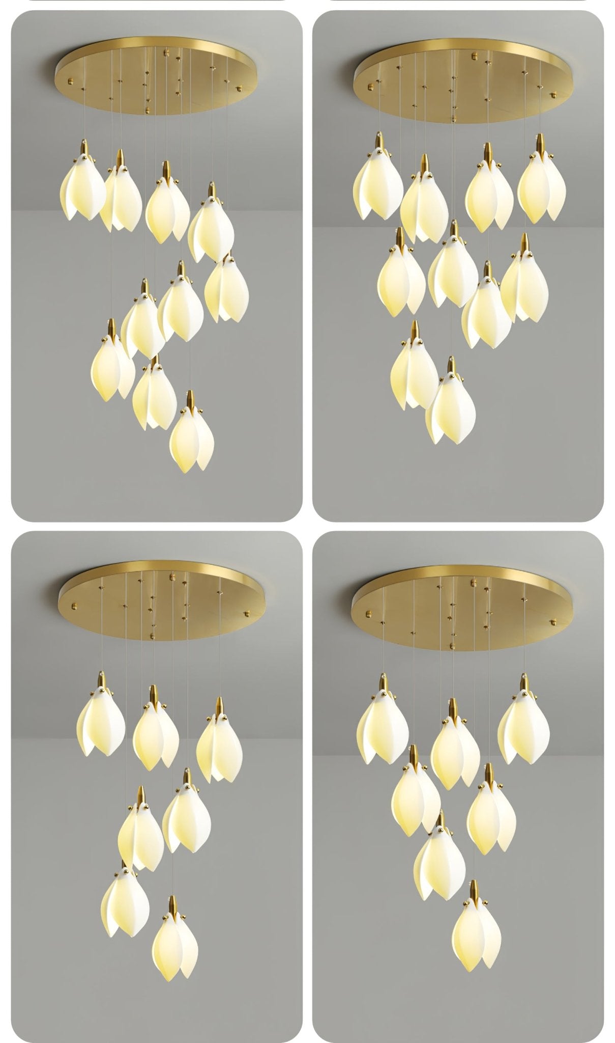 Astralis Bloom Stairs Chandelier - YIOSI