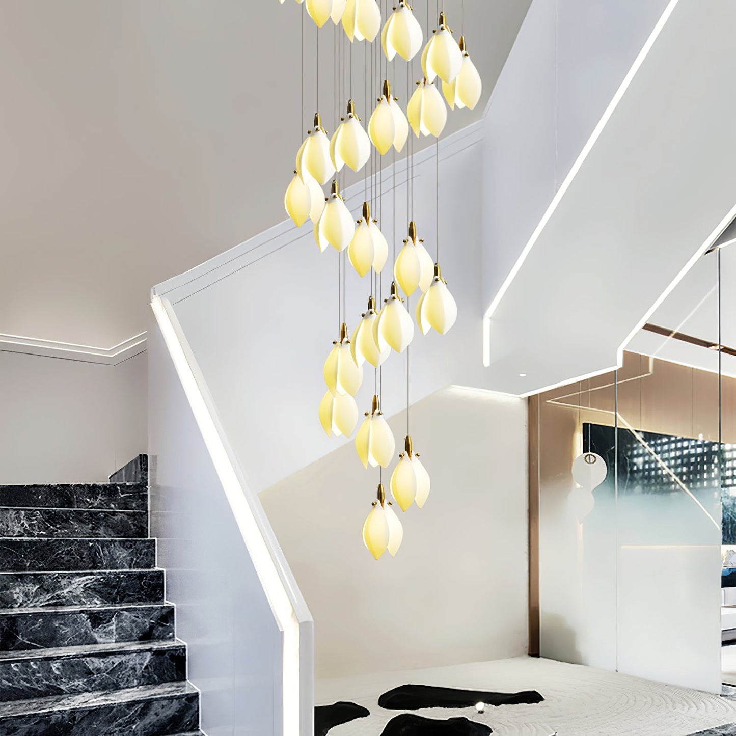 Astralis Bloom Stairs Chandelier - YIOSI