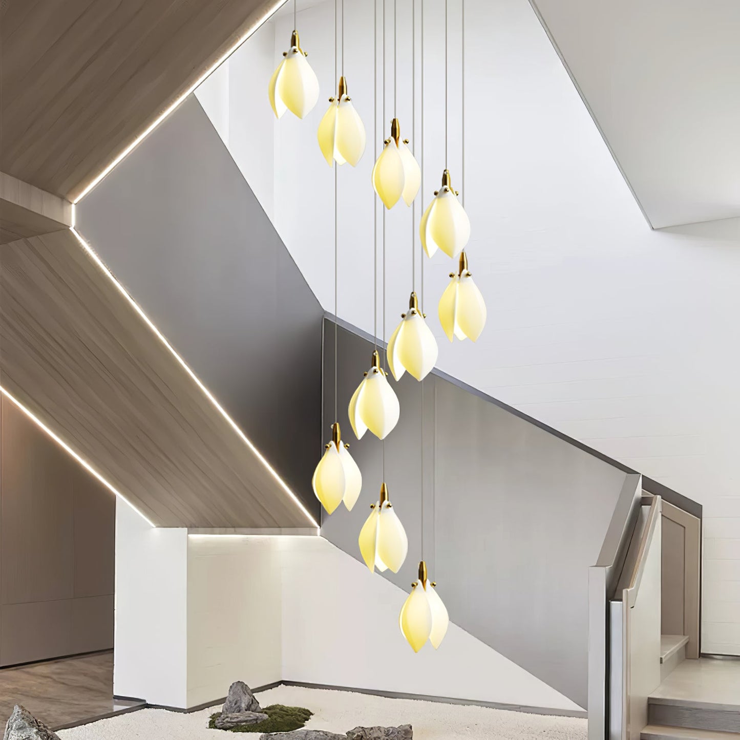 Astralis Bloom Stairs Chandelier - YIOSI