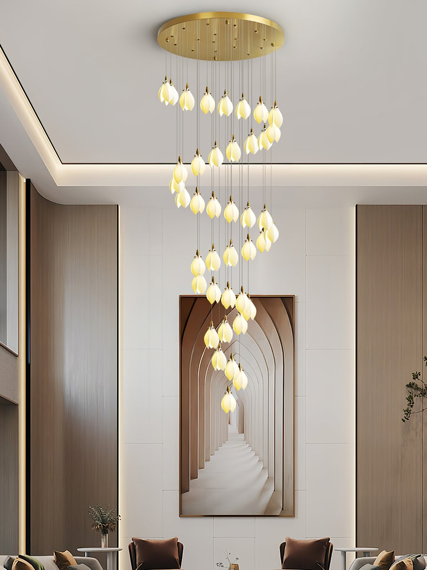 Astralis Bloom Stairs Chandelier - YIOSI