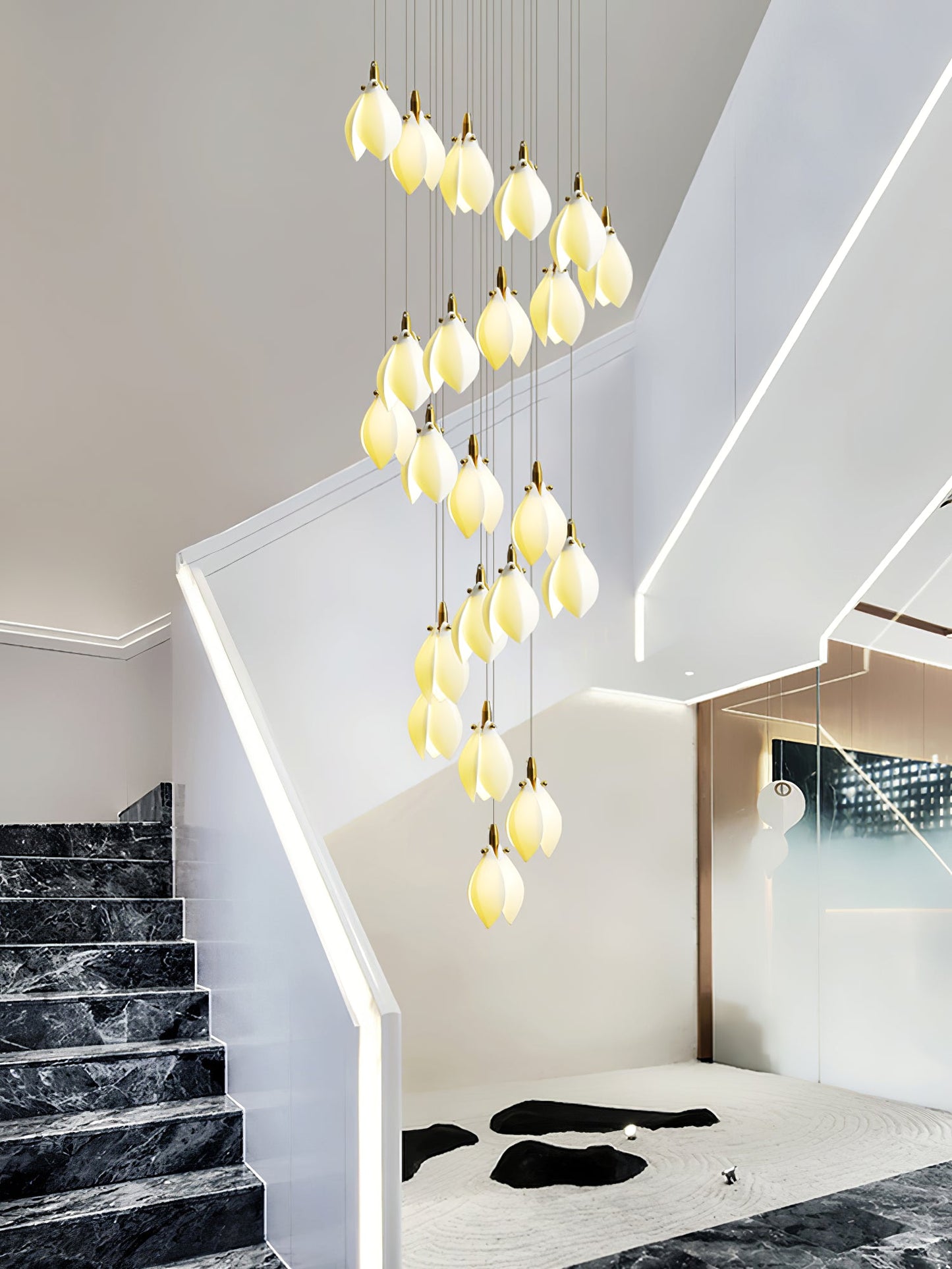 Astralis Bloom Stairs Chandelier - YIOSI