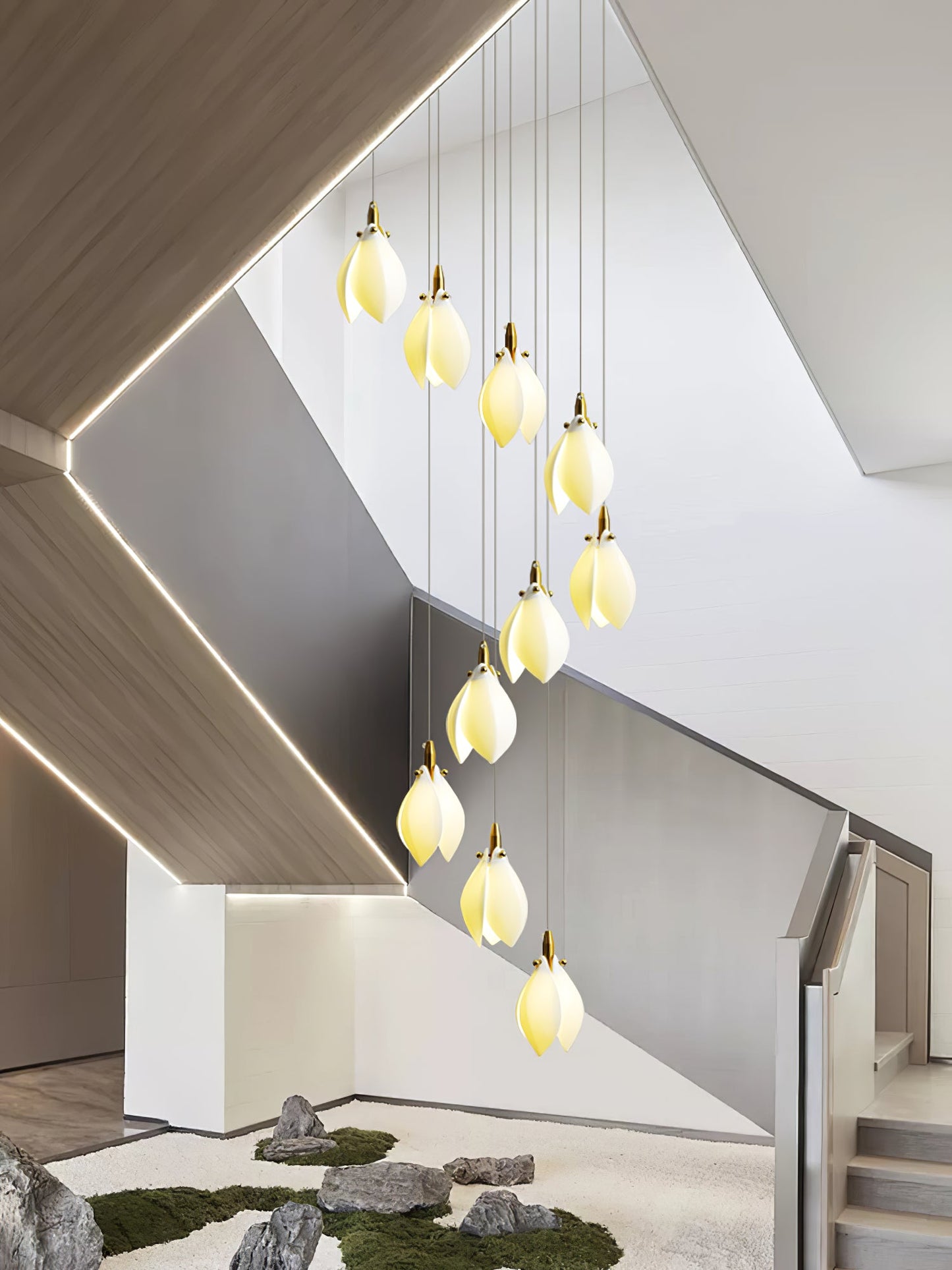Astralis Bloom Stairs Chandelier - YIOSI