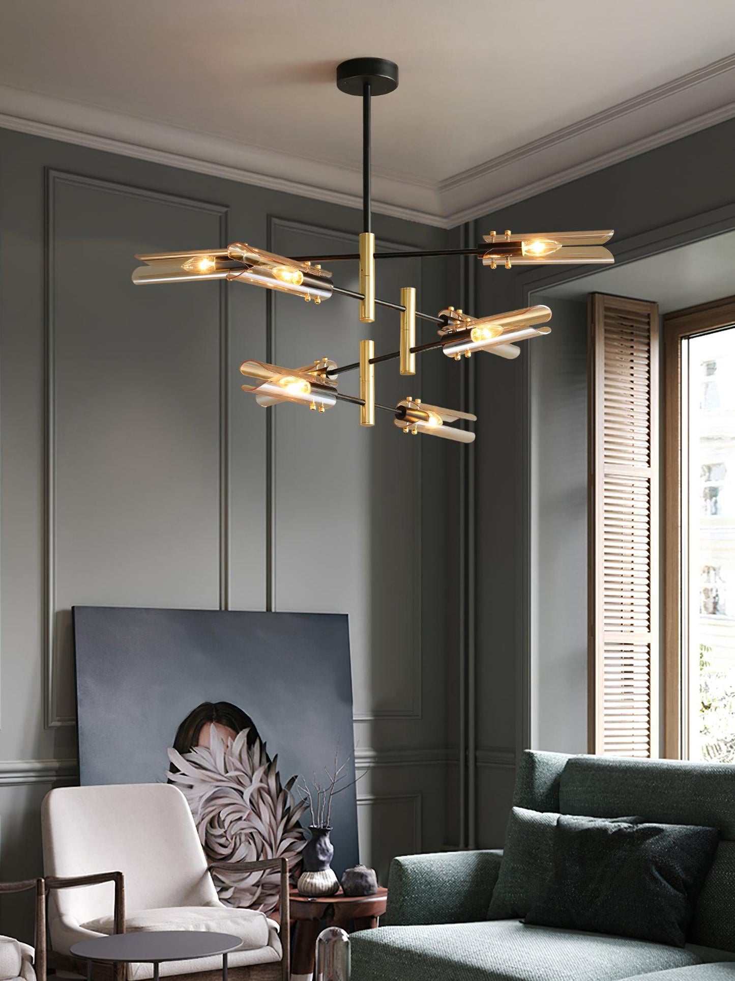 Astrid Double Chandelier - YIOSI
