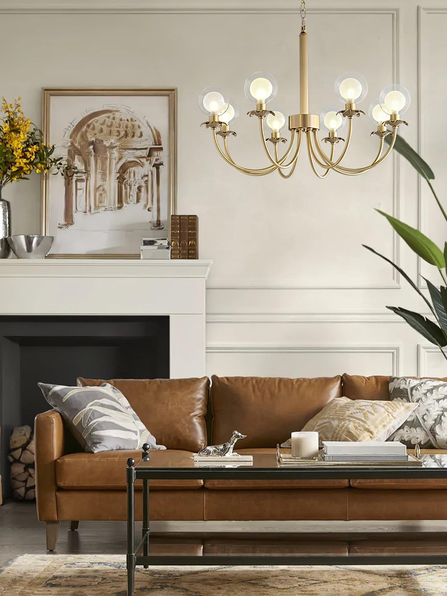 Aureate Radiance Glass Chandelier - YIOSI