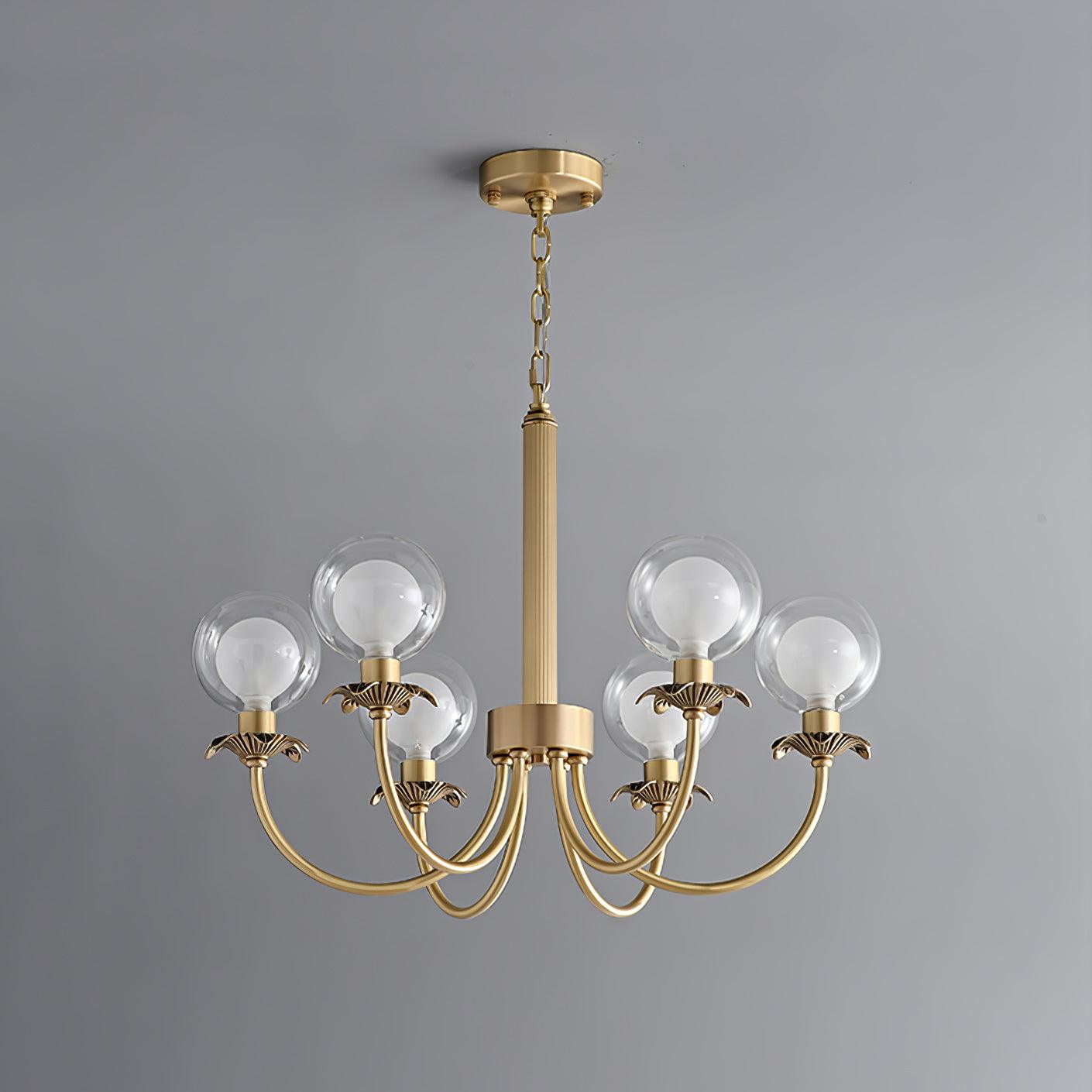 Aureate Radiance Glass Chandelier - YIOSI