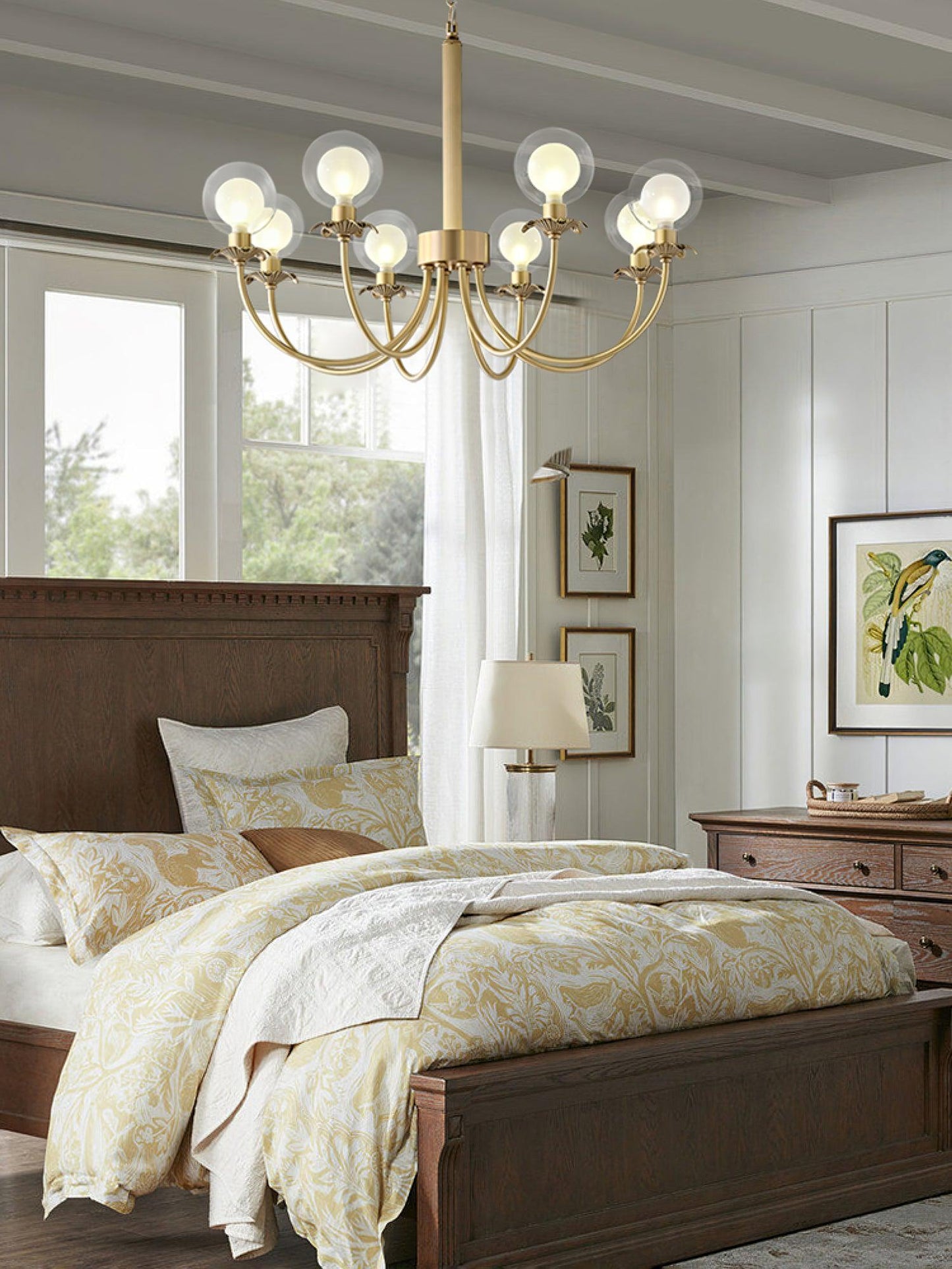 Aureate Radiance Glass Chandelier - YIOSI