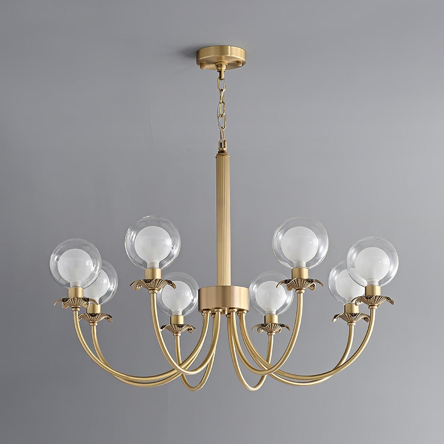 Aureate Radiance Glass Chandelier - YIOSI