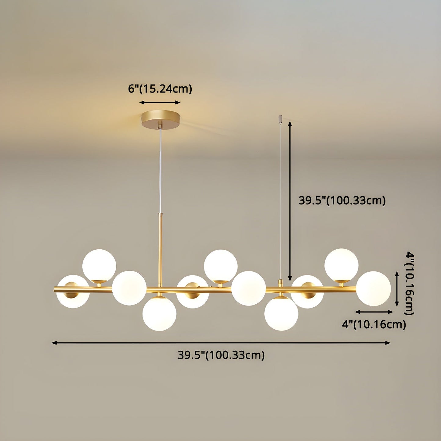 Aurelia Globe Chandelier - YIOSI