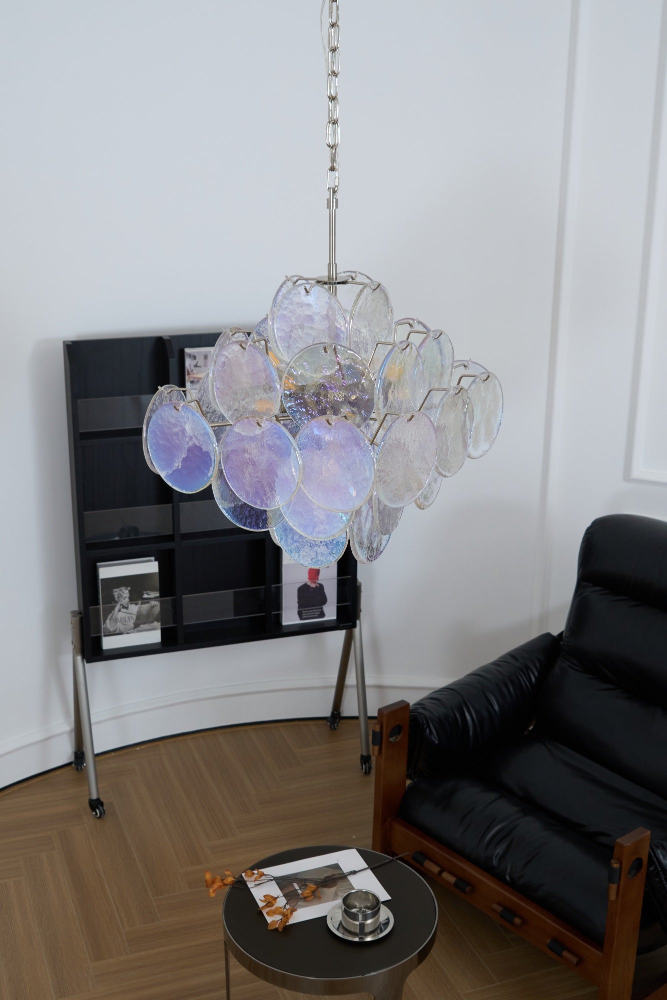 Aurelia Iridescent Murano Chandelier - YIOSI