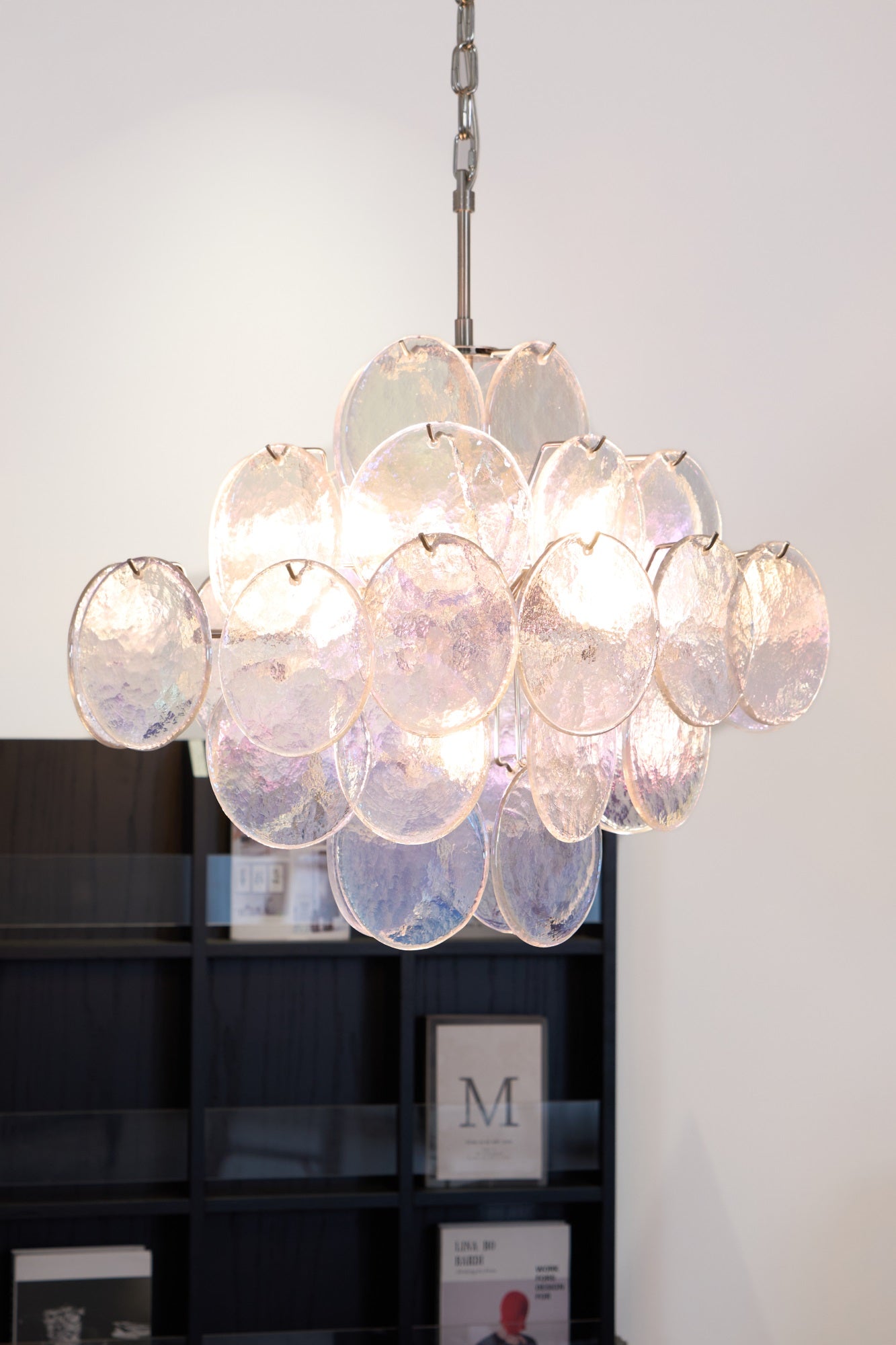 Aurelia Iridescent Murano Chandelier - YIOSI