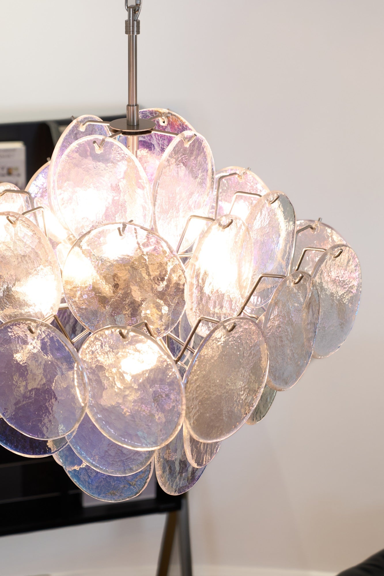 Aurelia Iridescent Murano Chandelier - YIOSI