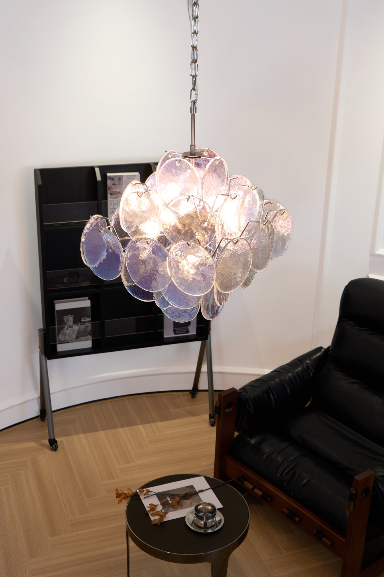 Aurelia Iridescent Murano Chandelier - YIOSI