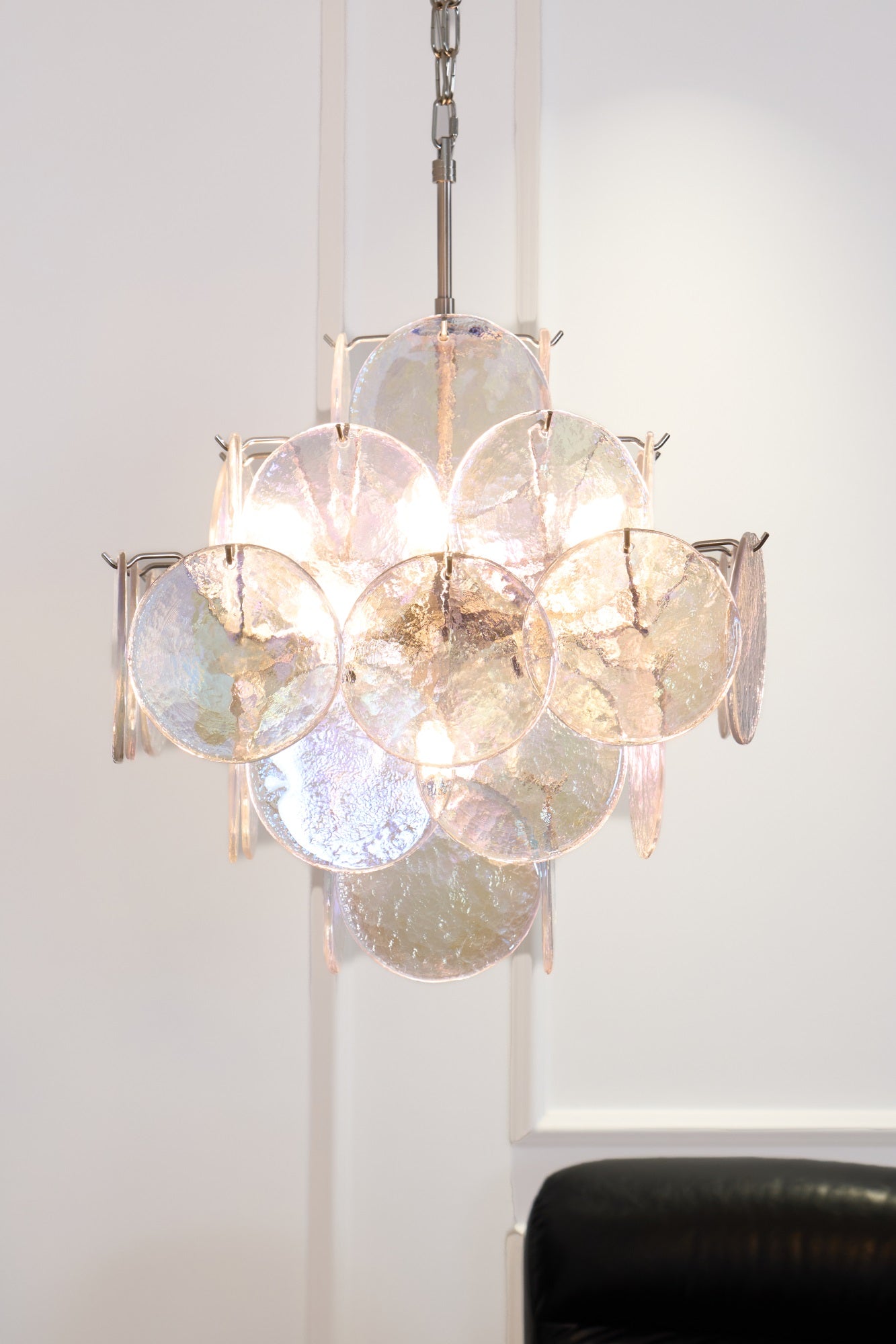 Aurelia Iridescent Murano Chandelier - YIOSI