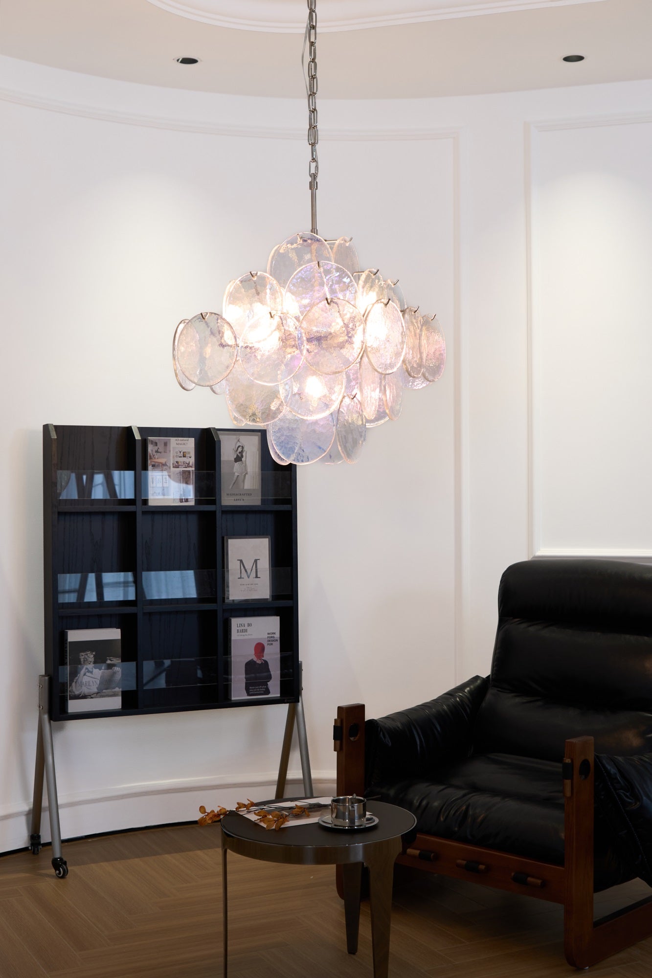 Aurelia Iridescent Murano Chandelier - YIOSI