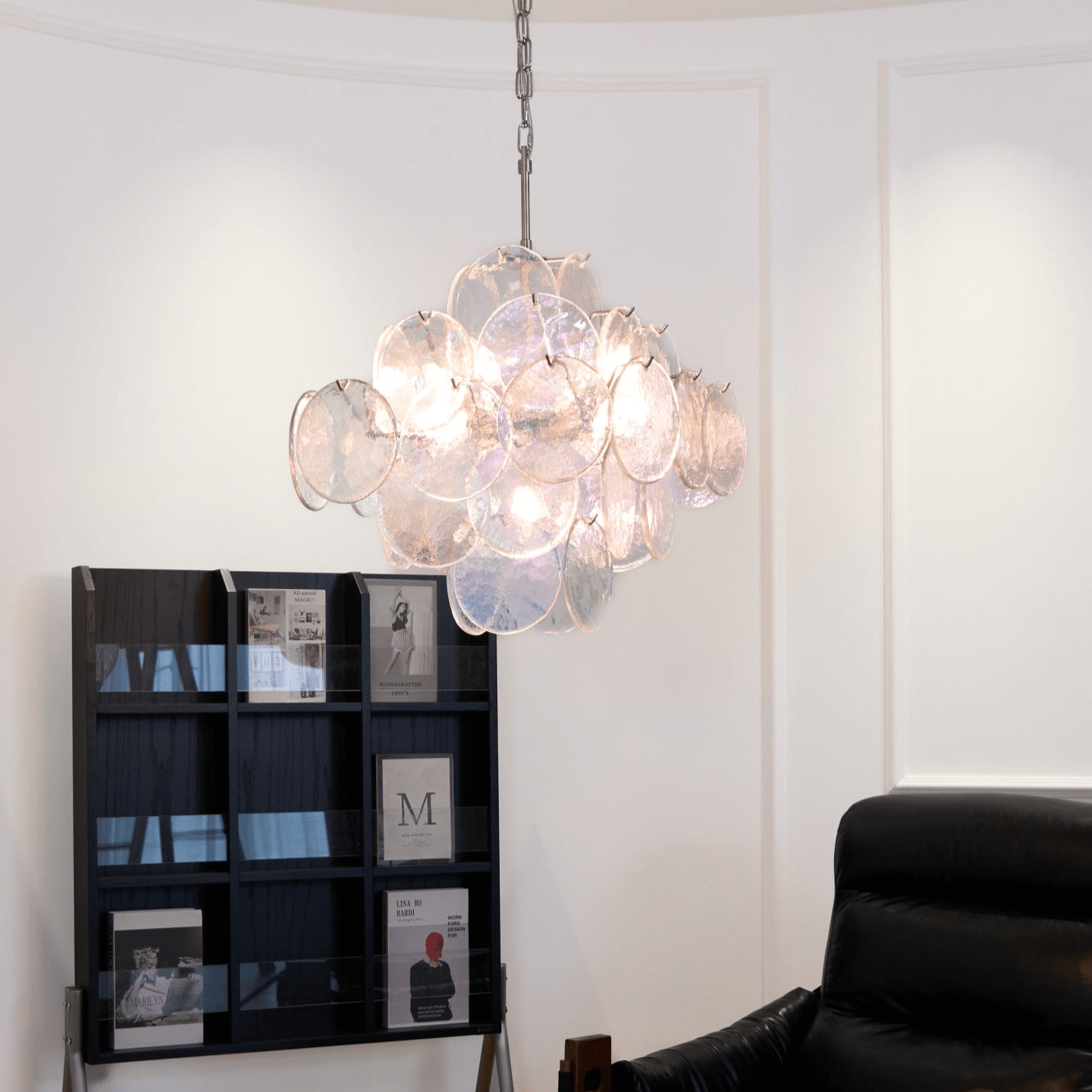 Aurelia Iridescent Murano Chandelier - YIOSI
