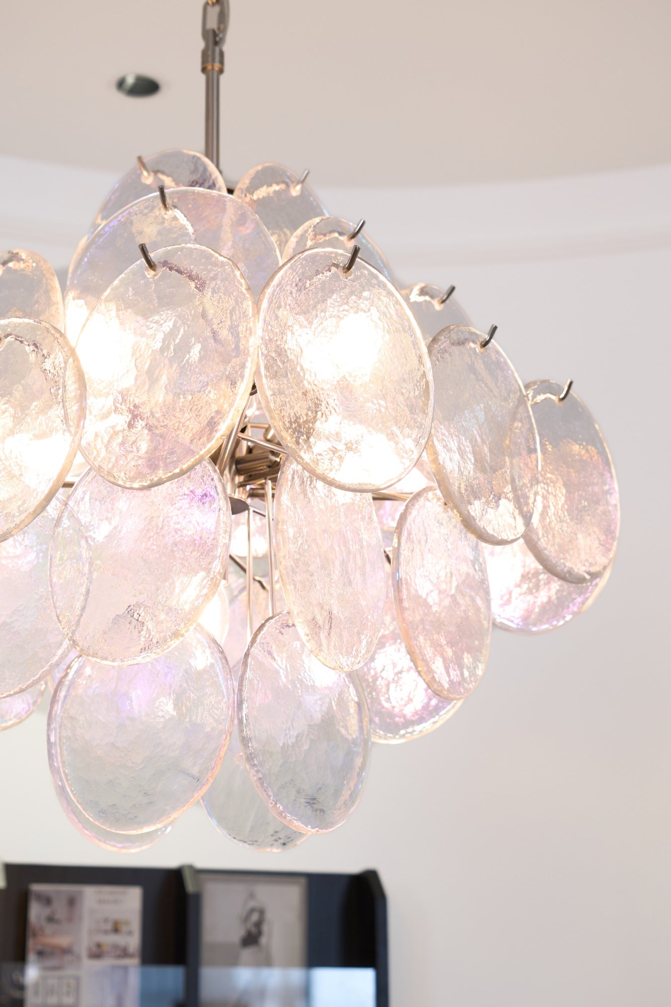 Aurelia Iridescent Murano Chandelier - YIOSI