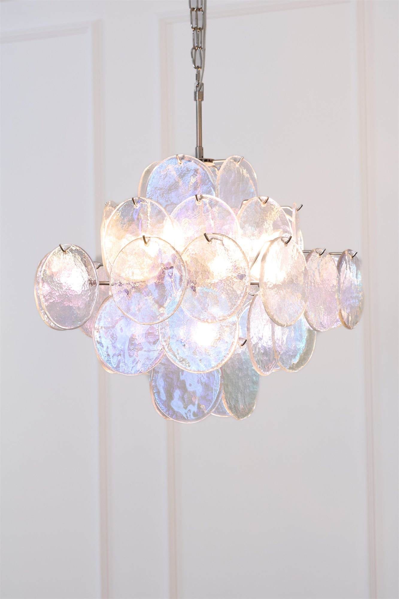 Aurelia Iridescent Murano Chandelier - YIOSI