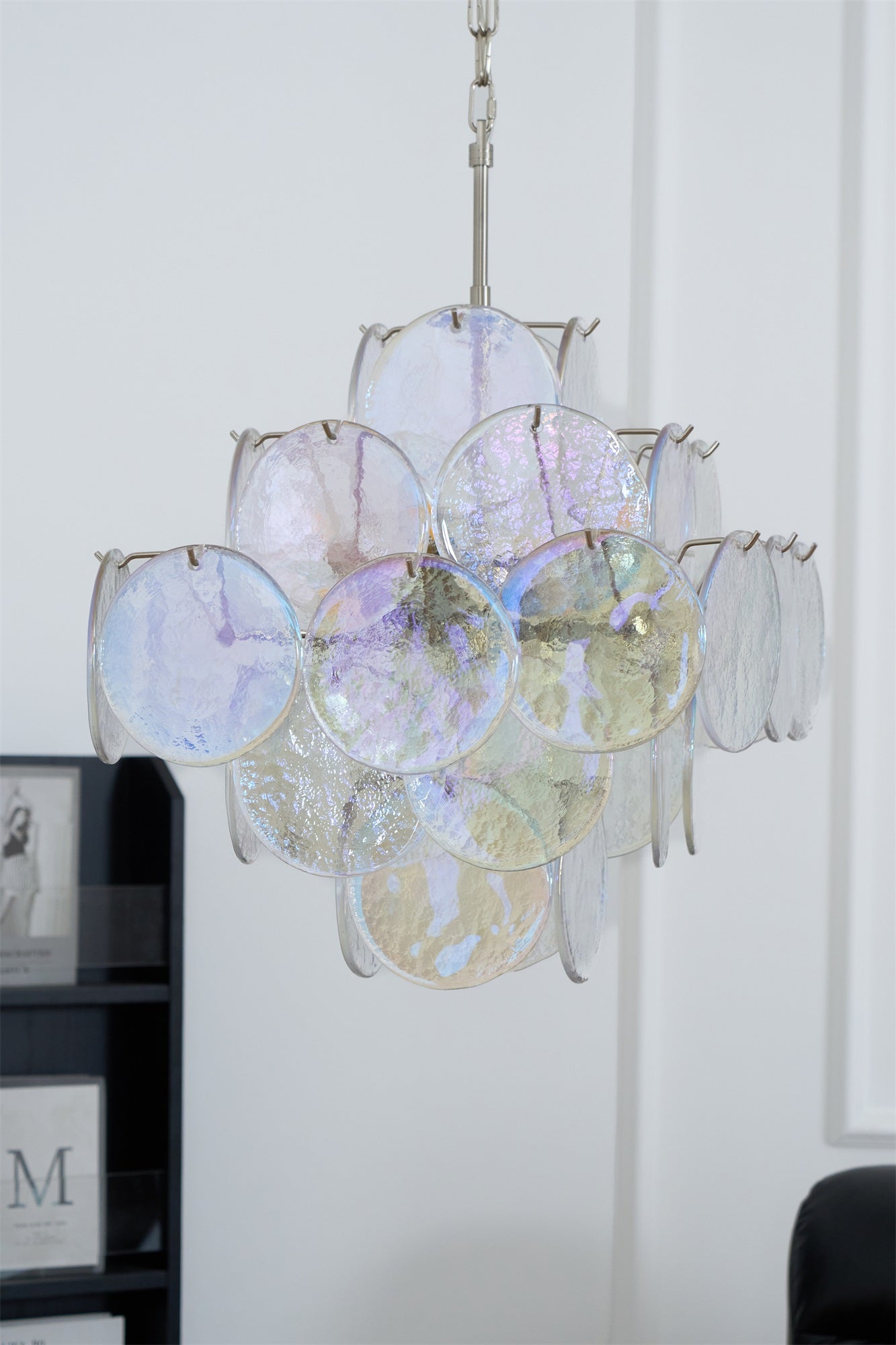 Aurelia Iridescent Murano Chandelier - YIOSI